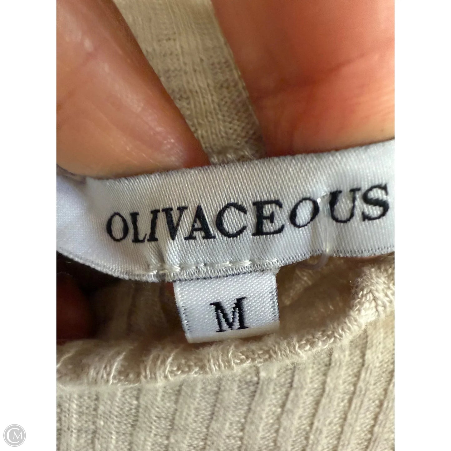 Bodysuit By Olivaceous In Tan, Size: M