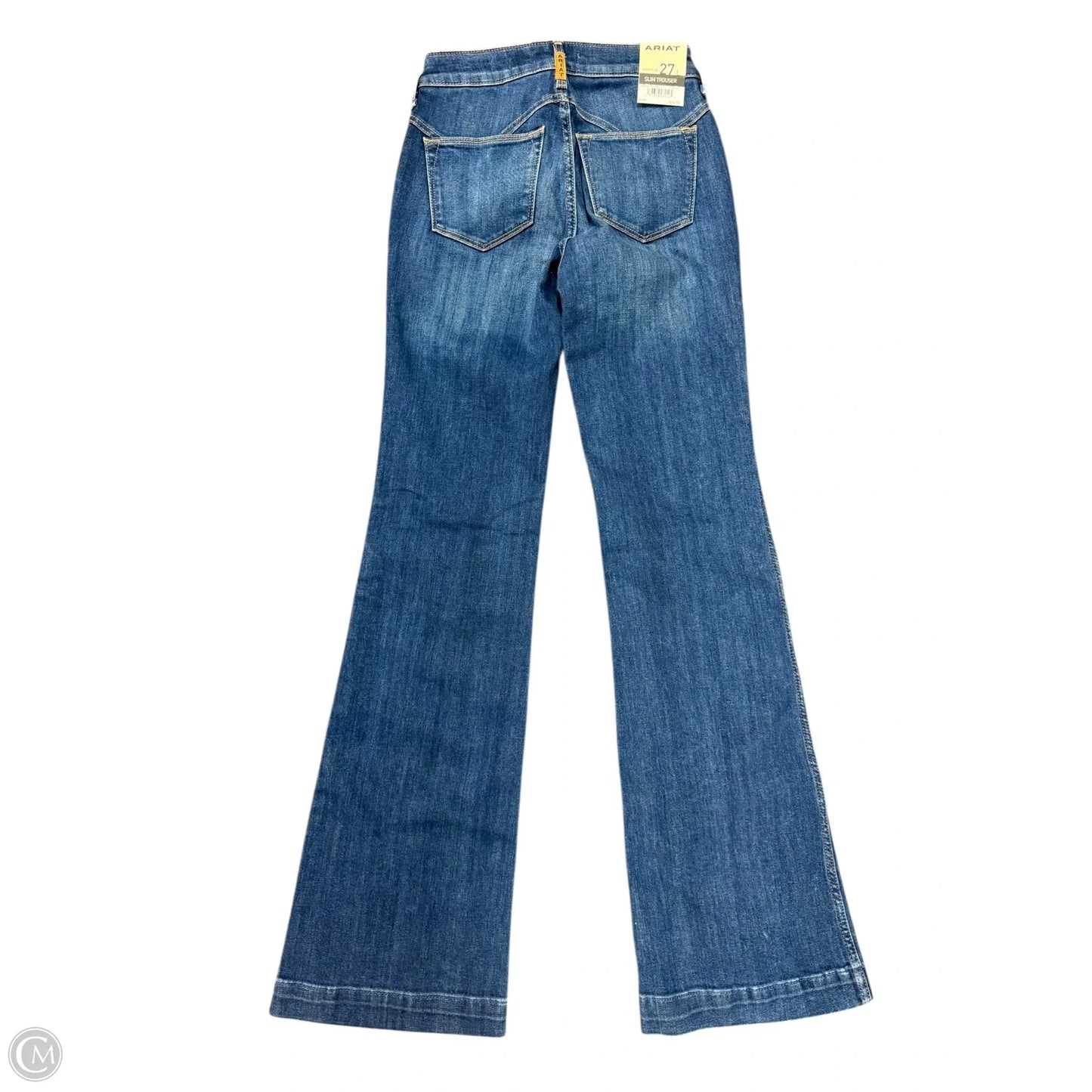 Jeans Wide Leg By Ariat In Blue Denim, Size: 4l