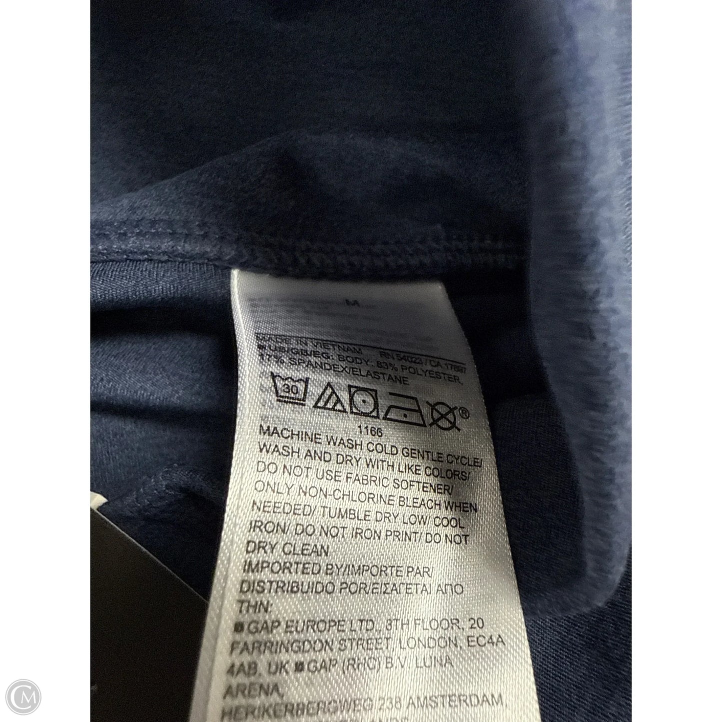 Athletic Leggings By Gapfit In Navy, Size: M