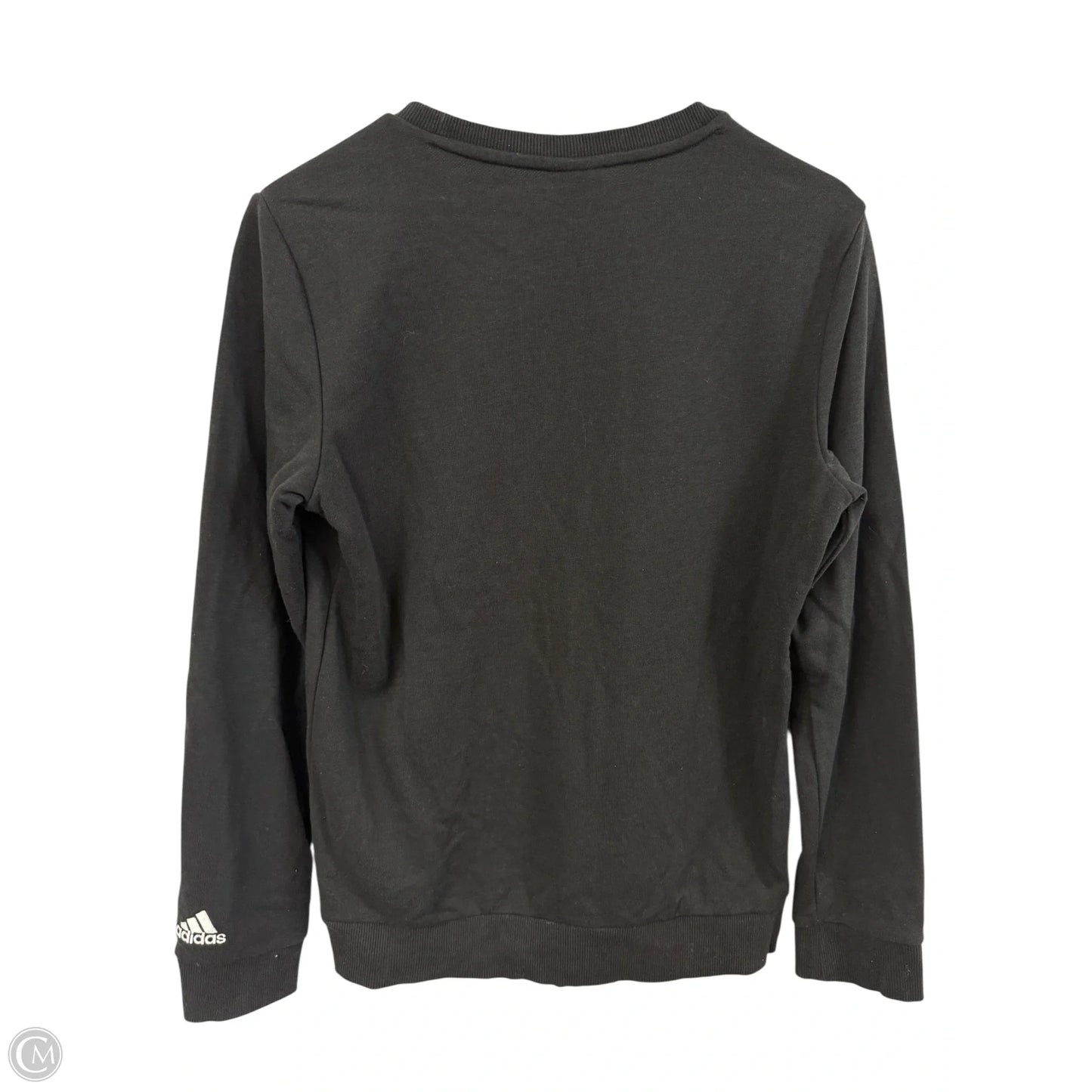 Sweatshirt Crewneck By Adidas In Black, Size: M