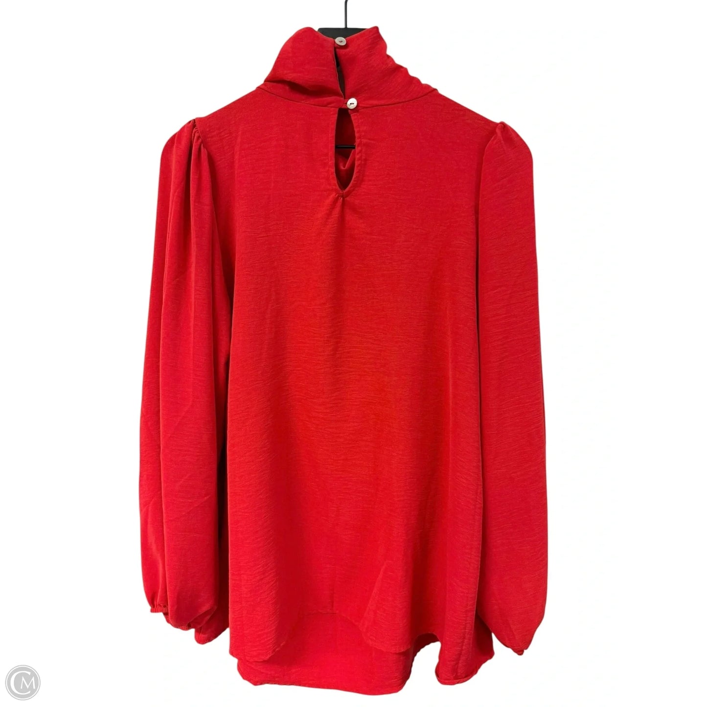 Top Long Sleeve By Clothes Mentor In Red, Size: Xl