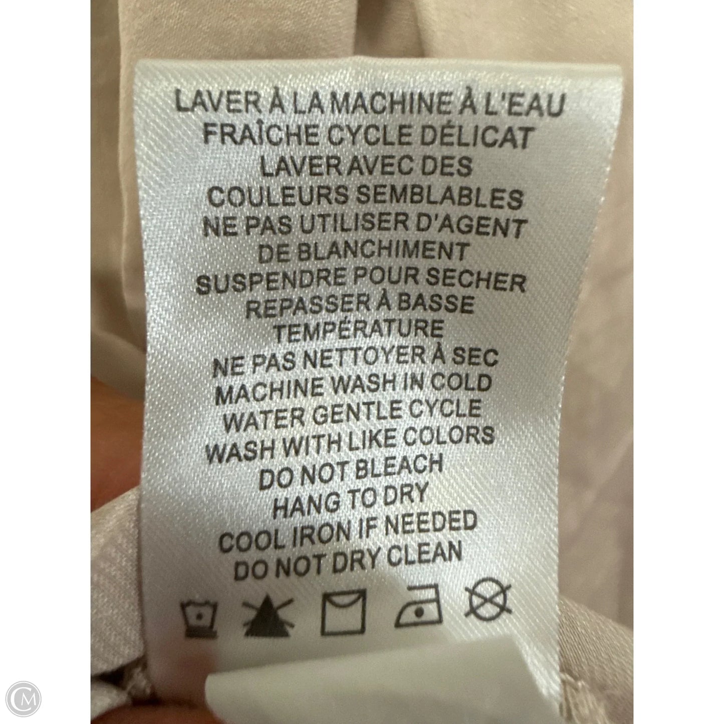 Top Long Sleeve By Rachel Roy In Cream, Size: Xs