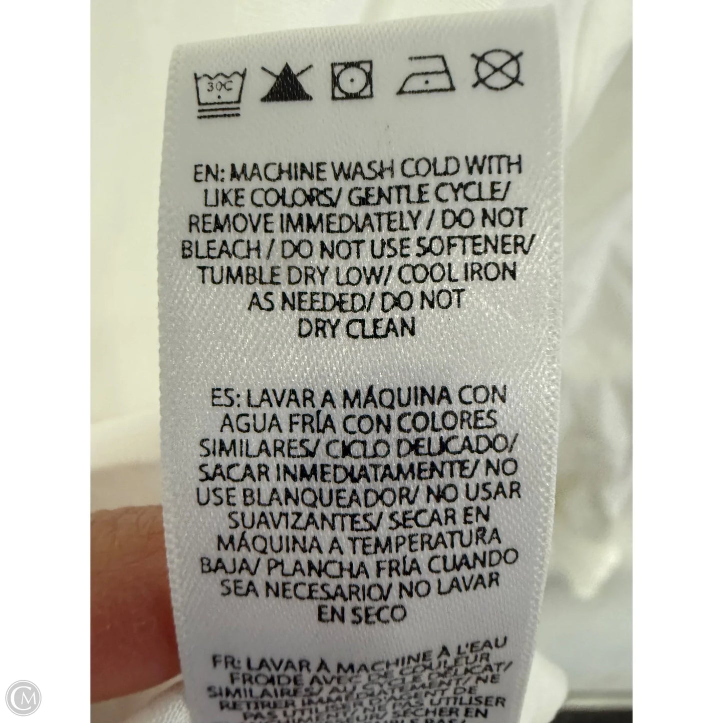 Blouse Long Sleeve By Beachlunchlounge In White, Size: S