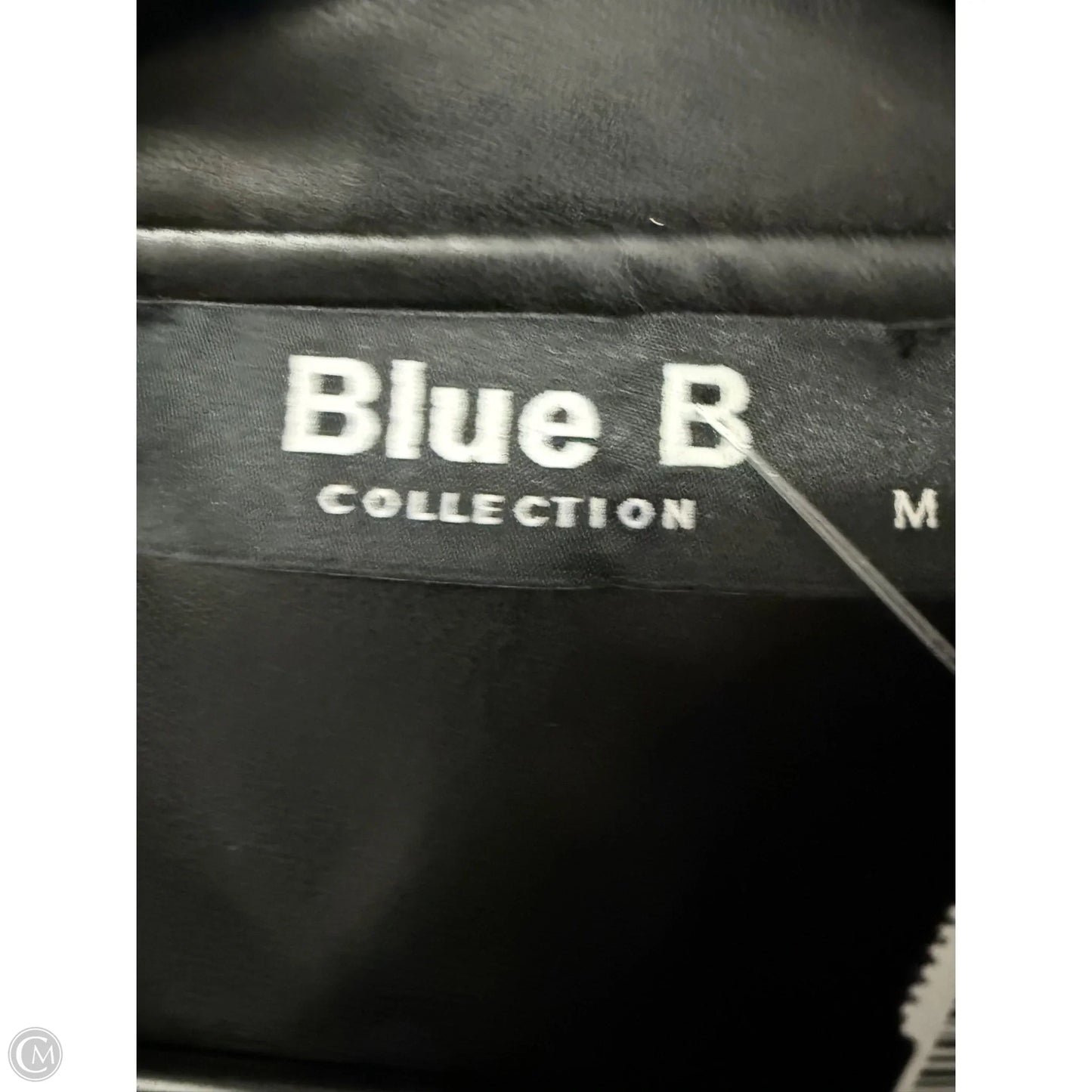 Jacket Moto By Blue B In Black, Size: M