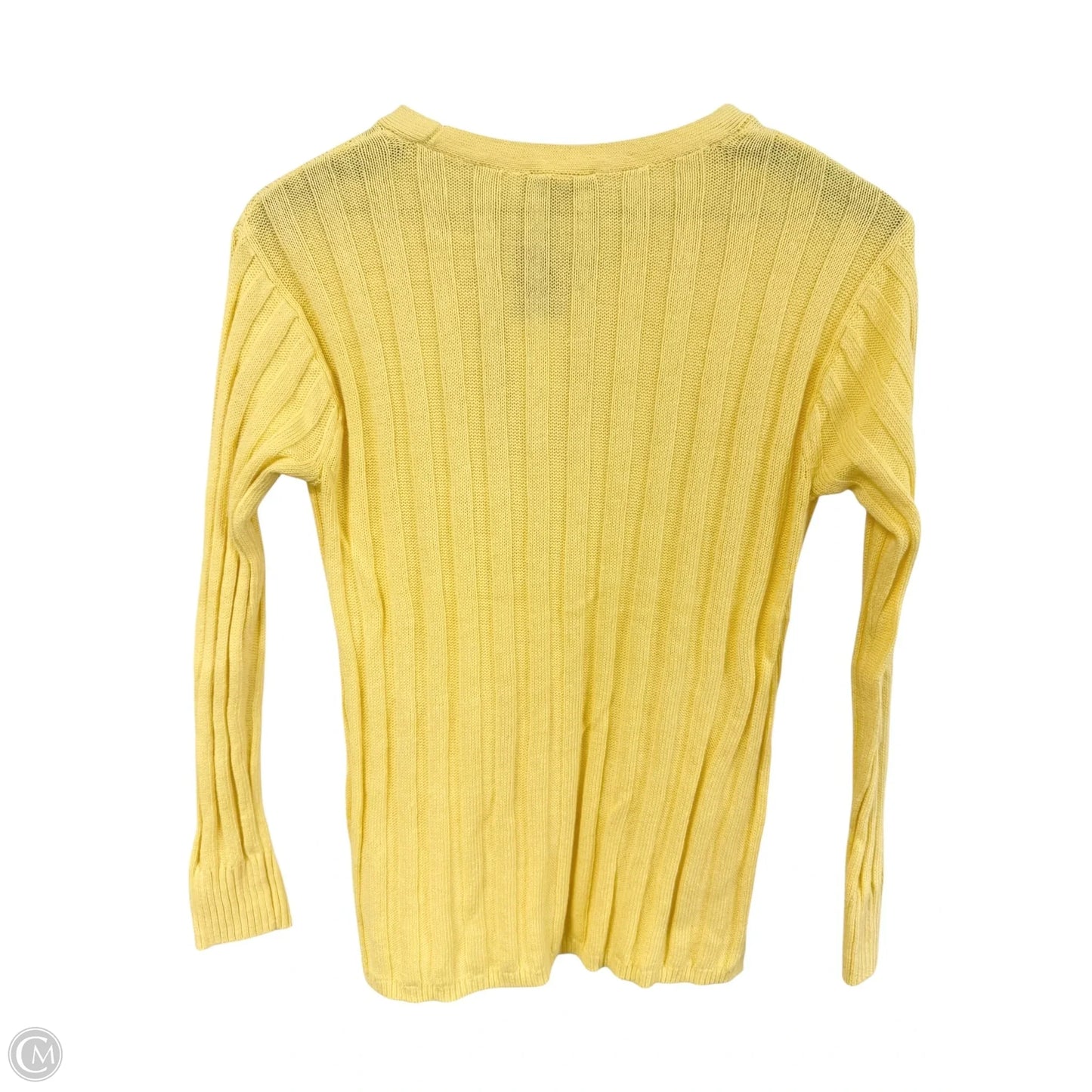 Sweater By Talbots In Yellow, Size: Sp