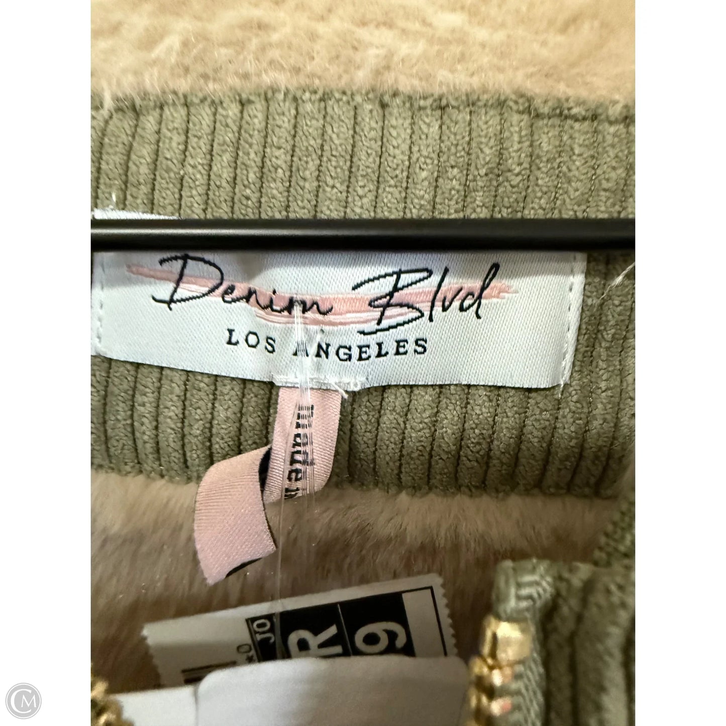 Jacket Other By Clothes Mentor In Green, Size: L
