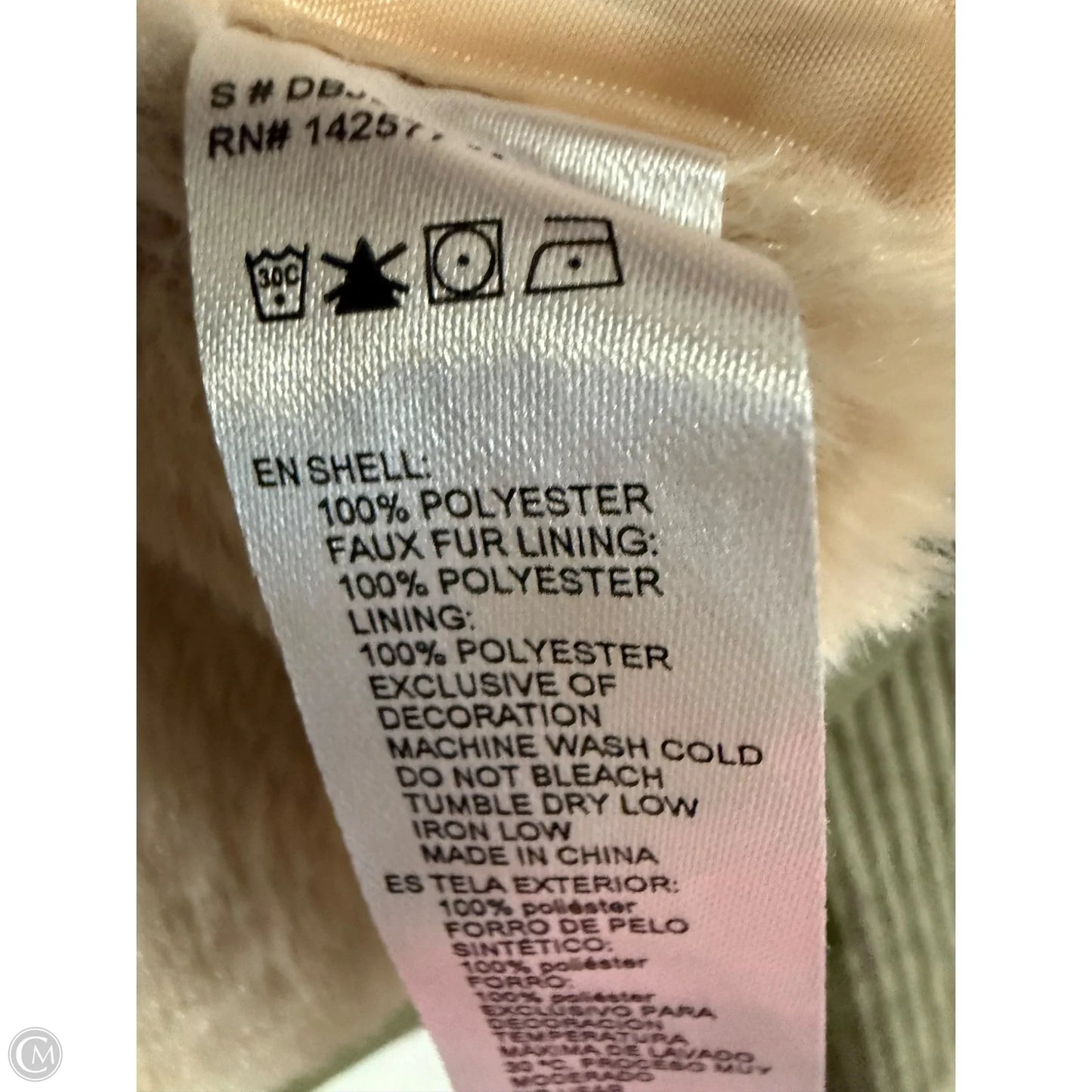 Jacket Other By Clothes Mentor In Green, Size: L