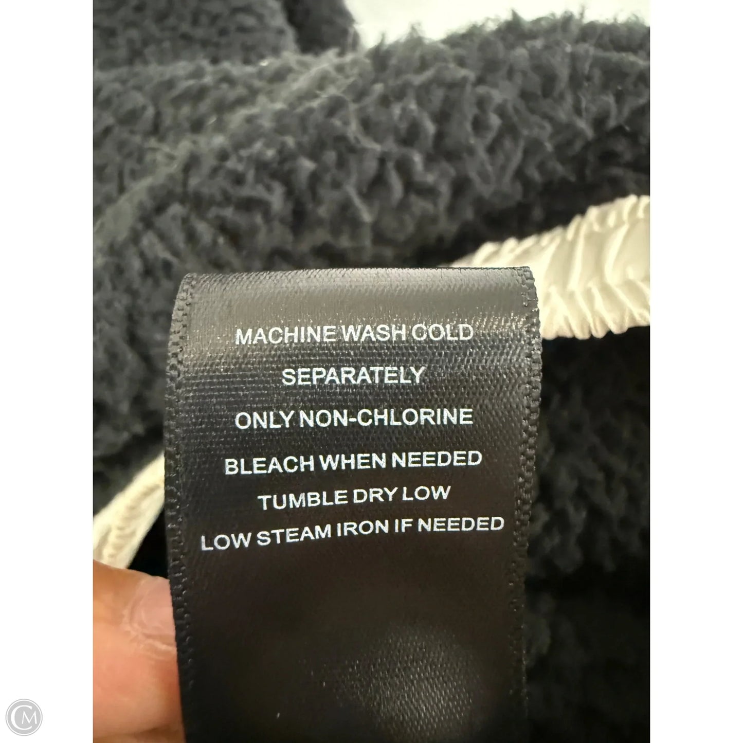 Jacket Faux Fur & Sherpa By Altard State In Black & White, Size: S