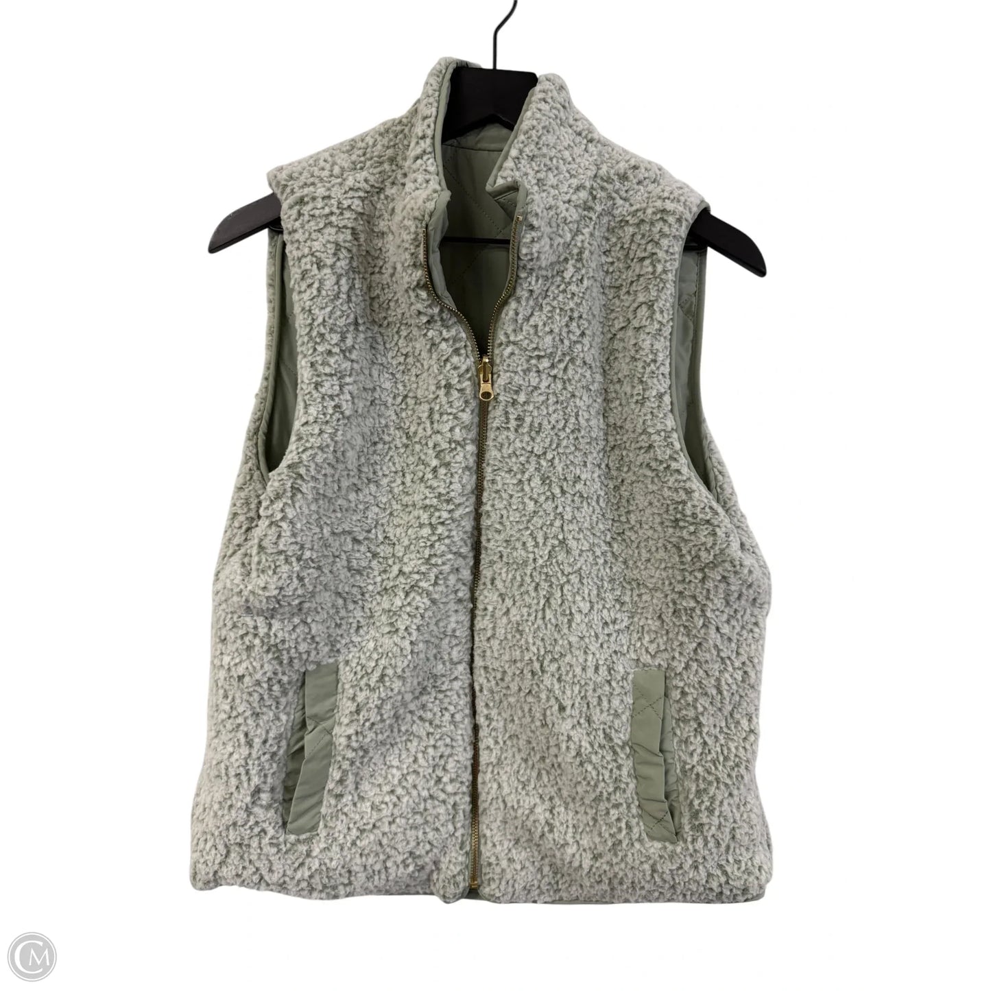Vest Puffer & Quilted By Love Tree In Green, Size: L