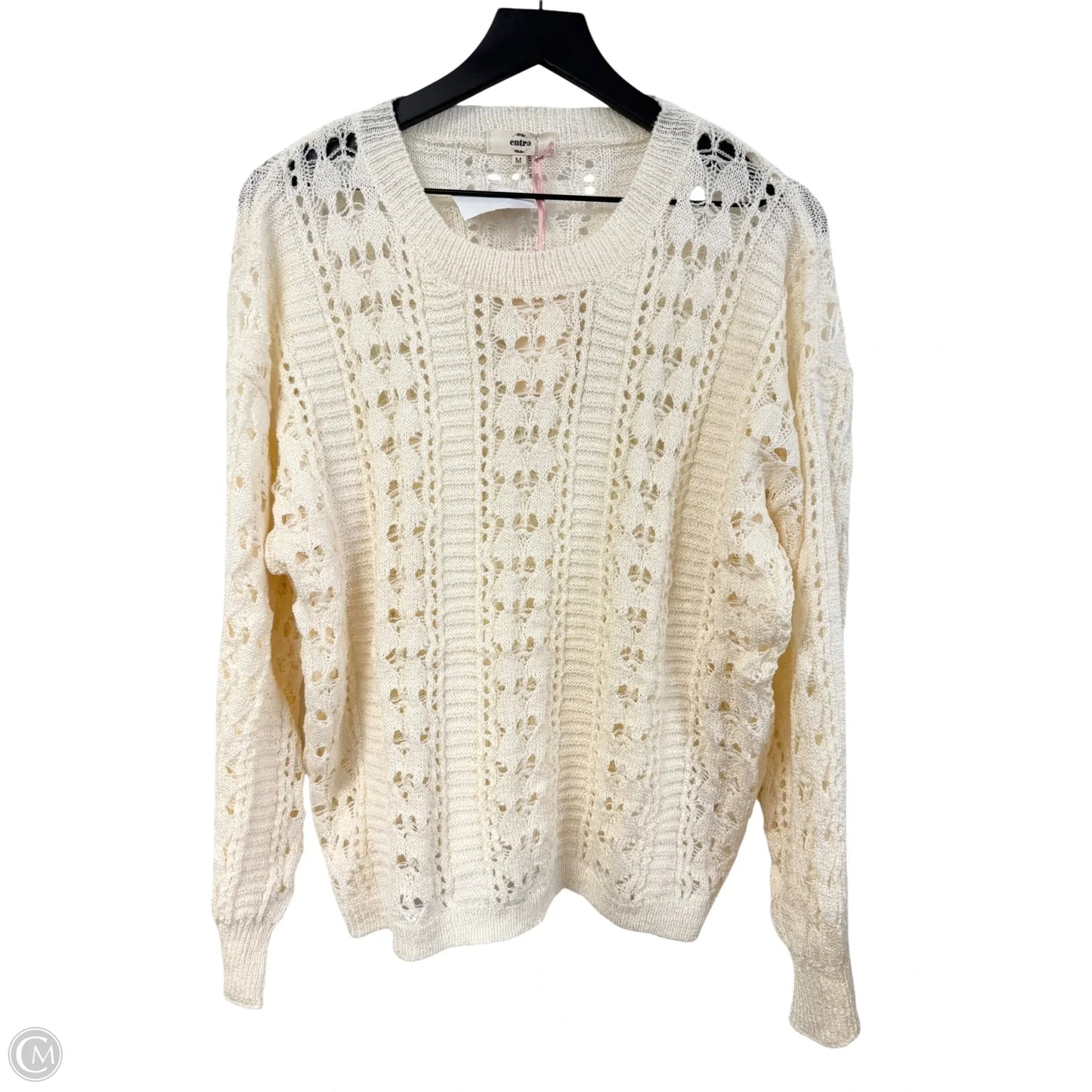Sweater By Entro In Cream, Size: M