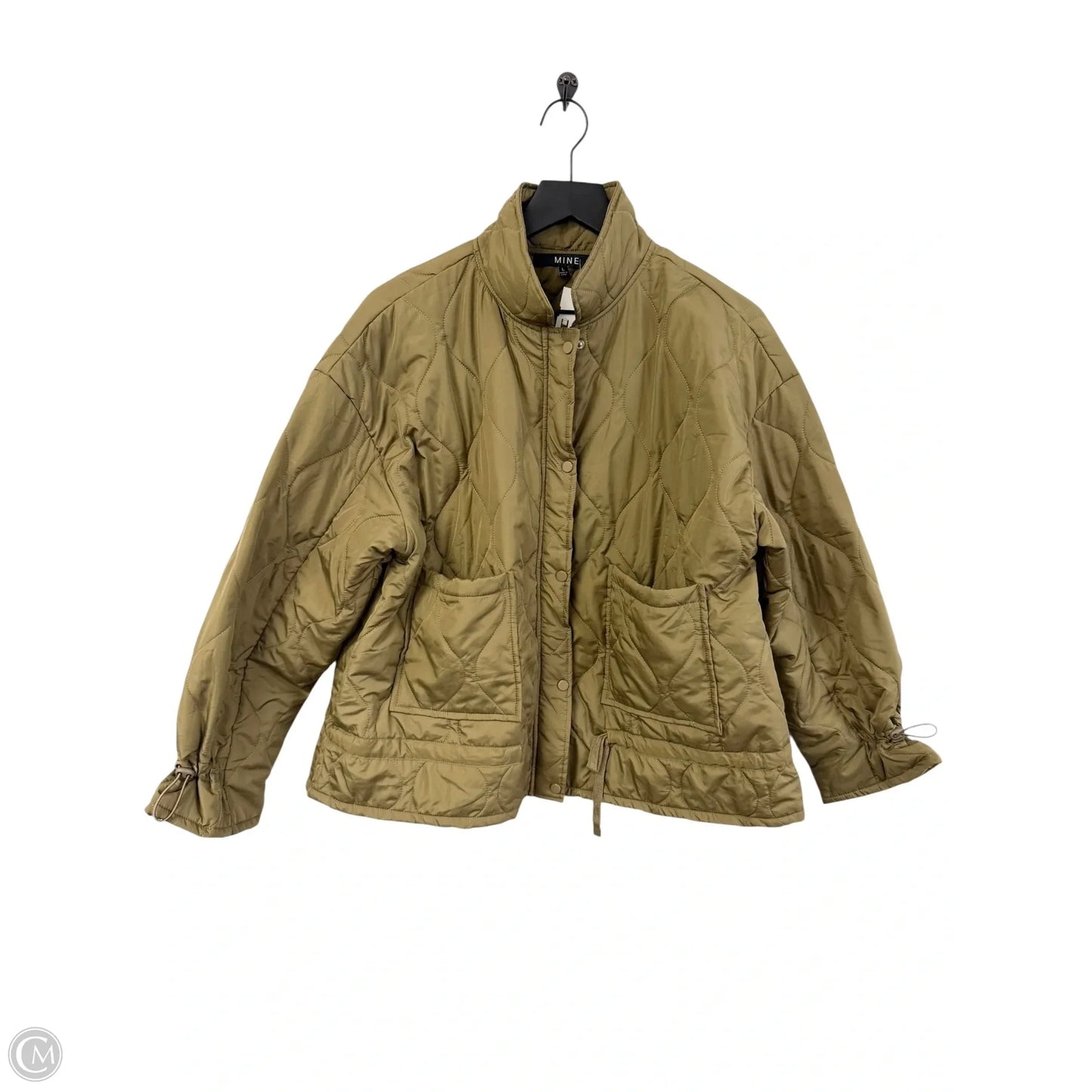 Jacket Puffer & Quilted By Mine In Green, Size: L