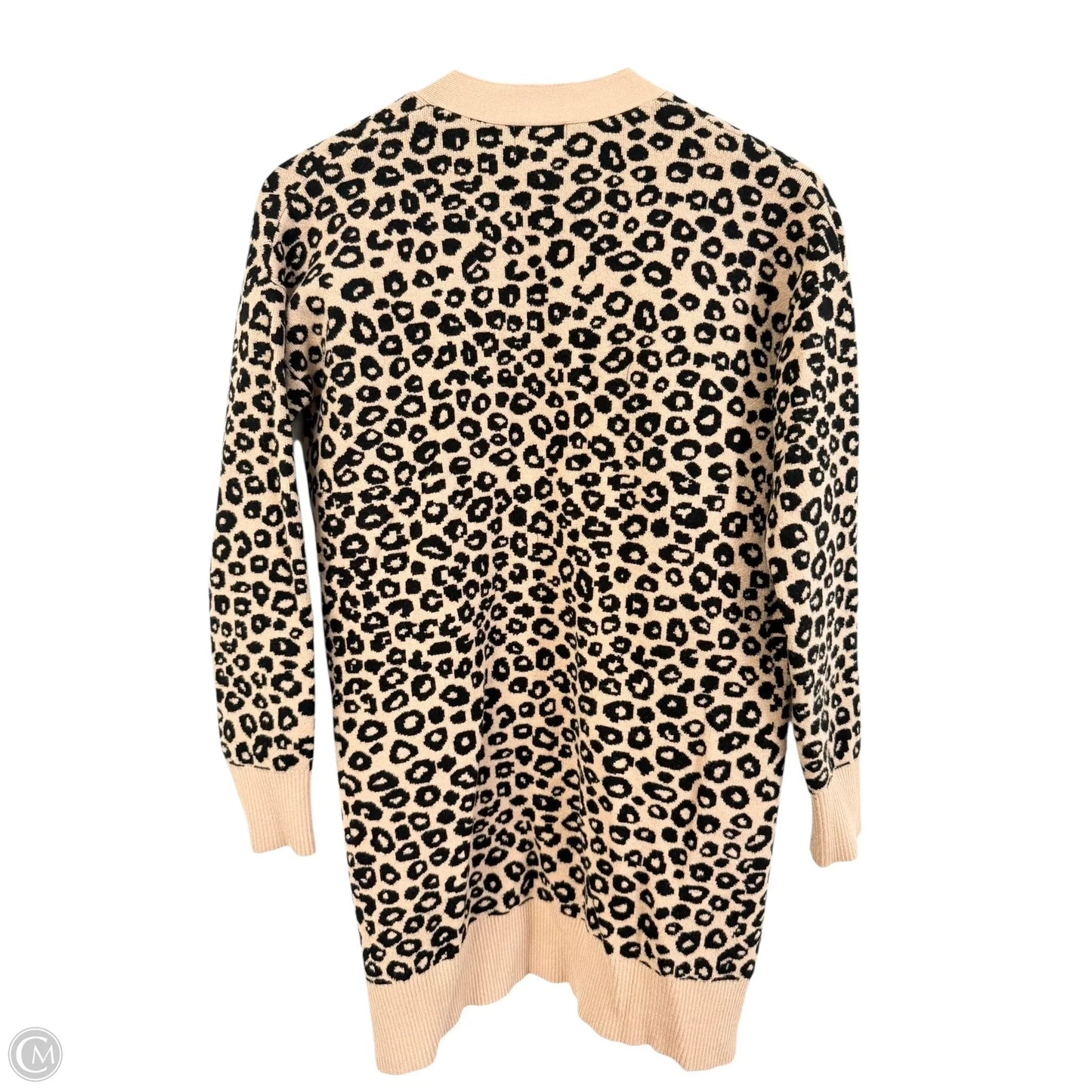 Cardigan By Nicole By Nicole Miller In Leopard Print, Size: S