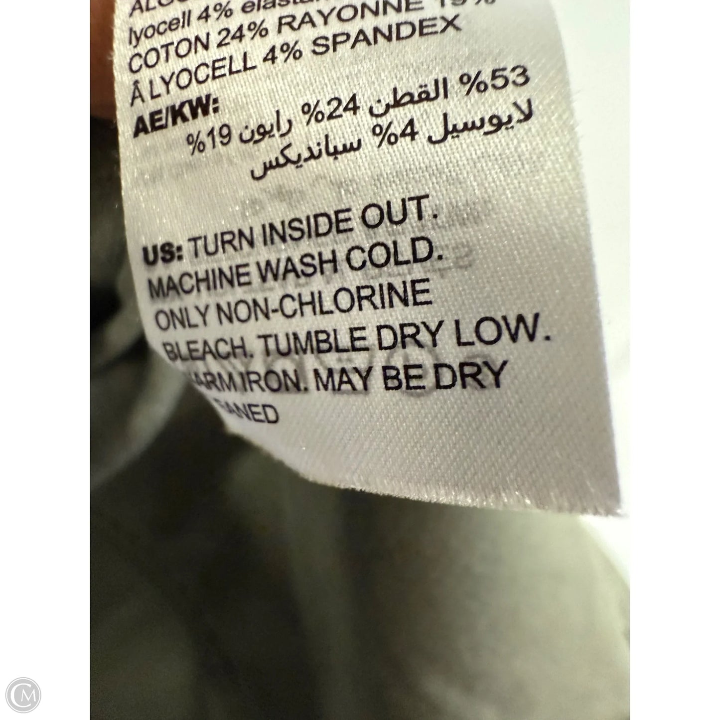 Jacket Utility By Chicos In Green, Size: Xl