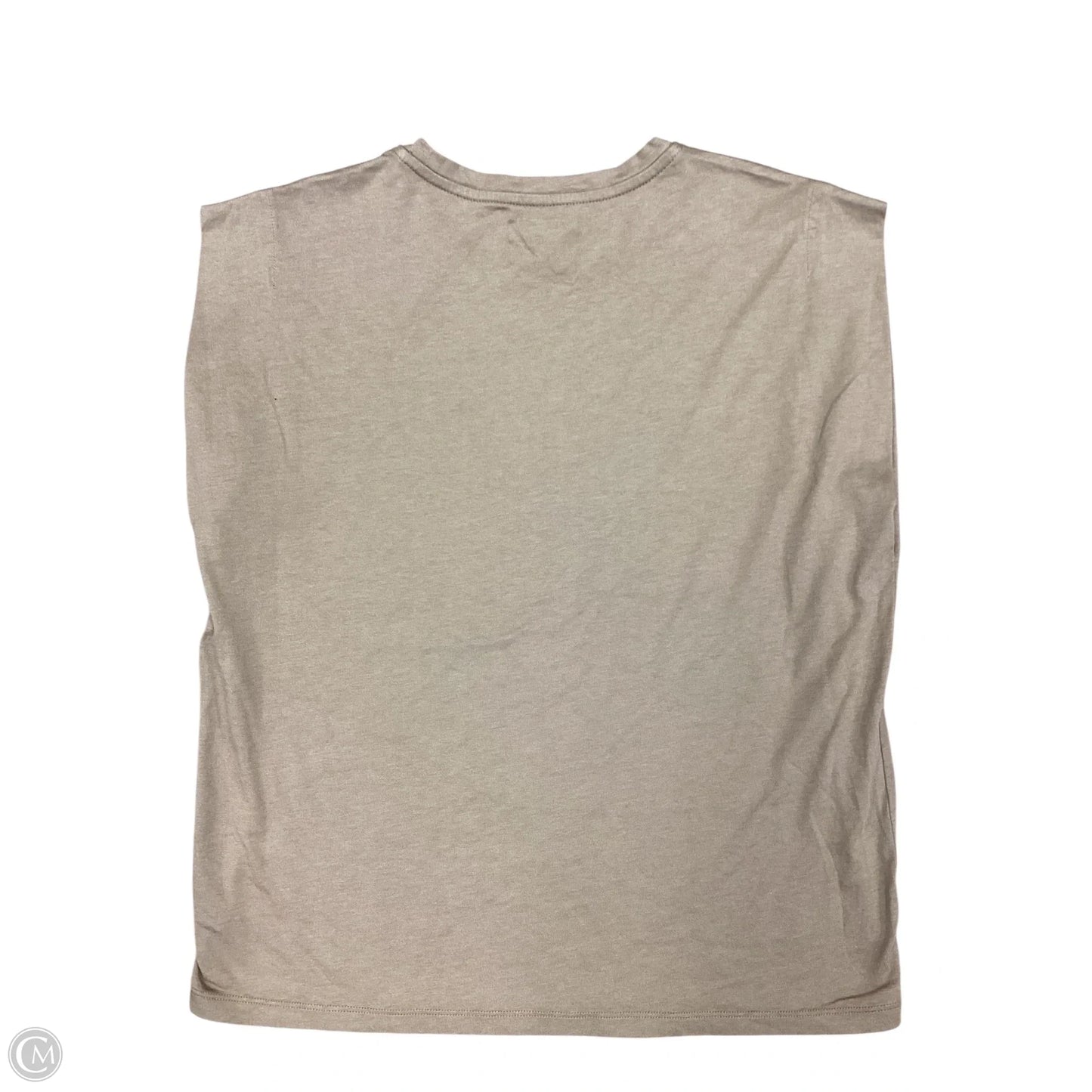 Top Short Sleeve Basic By Stylus In Brown, Size: M