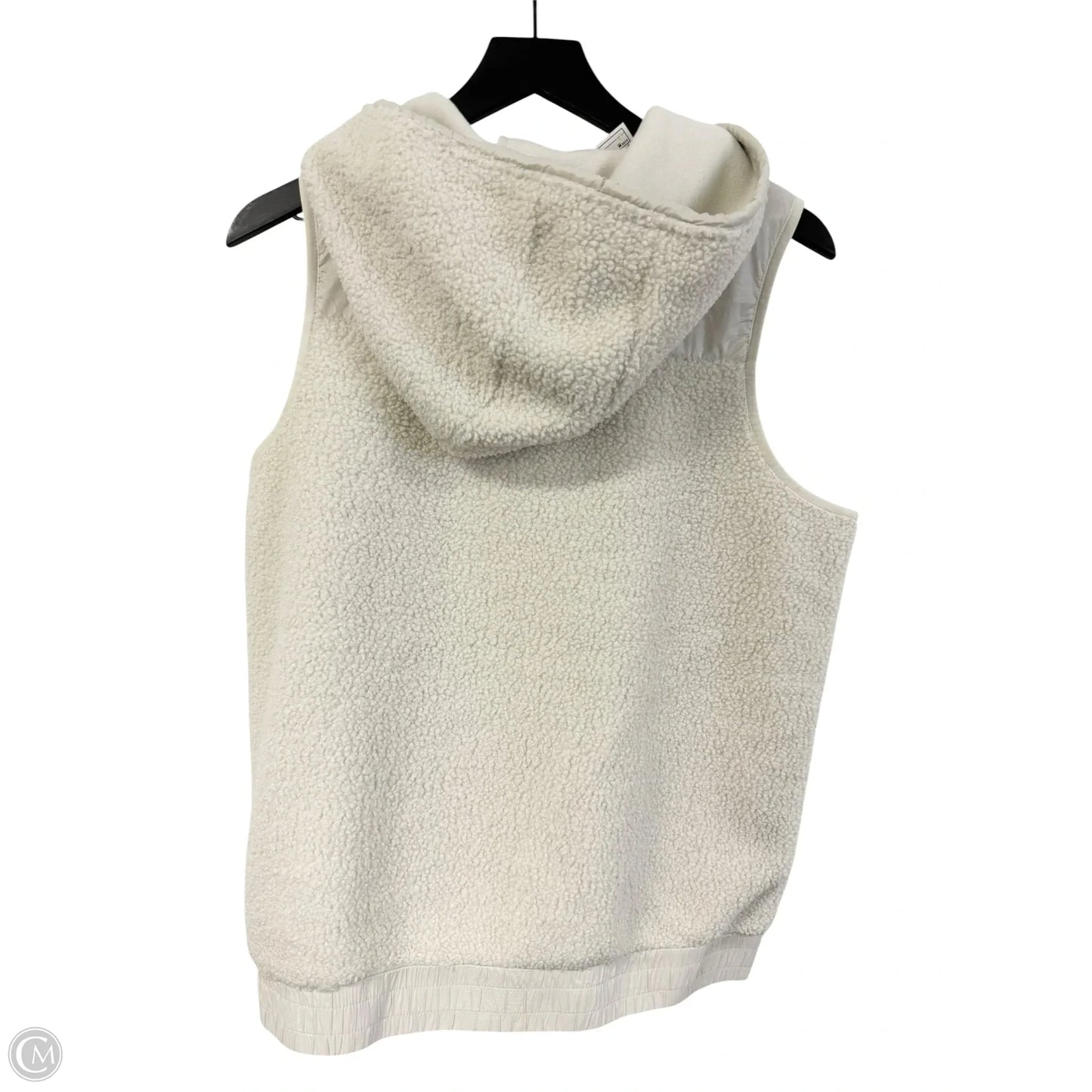 Vest Faux Fur & Sherpa By Avia In Ivory, Size: M