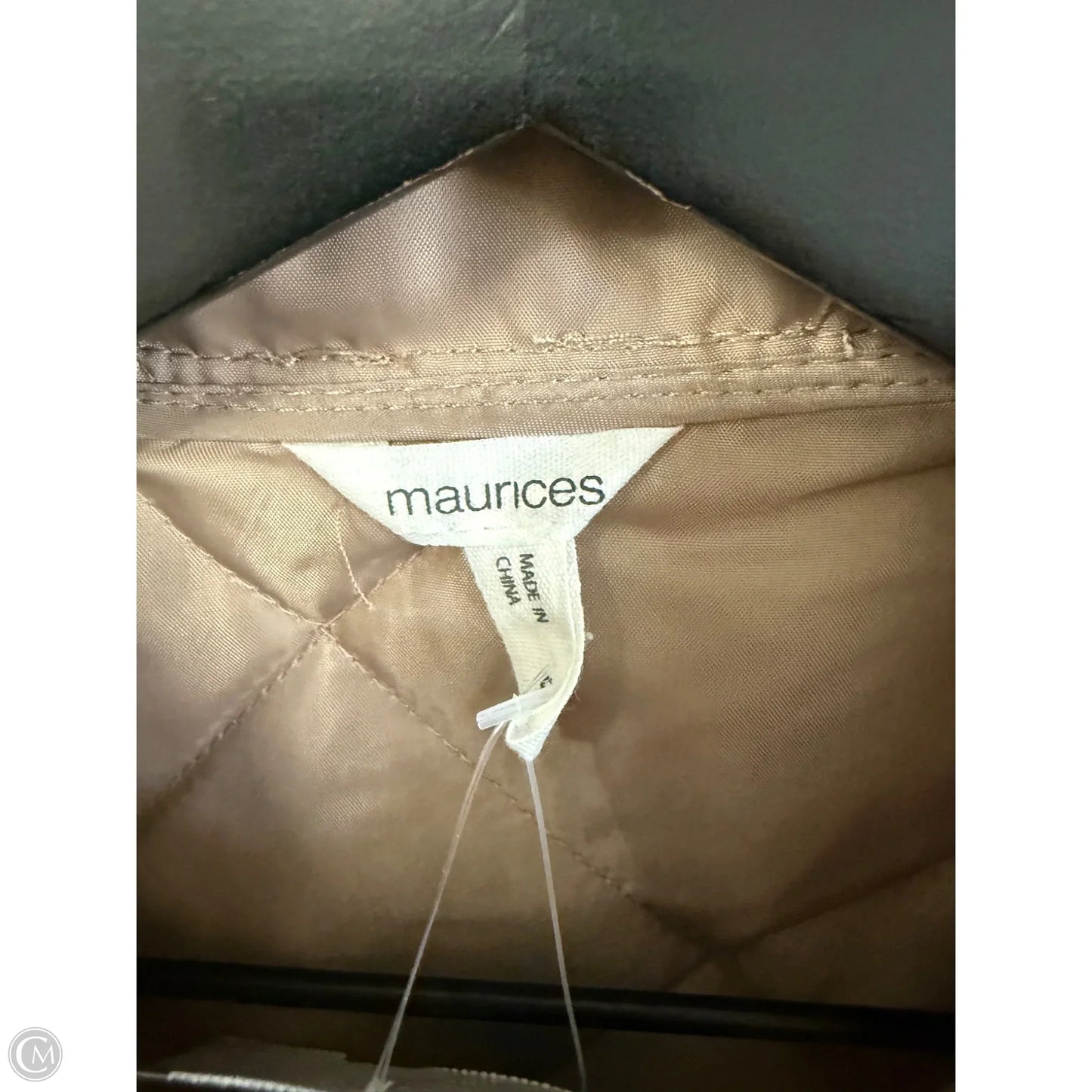 Vest Puffer & Quilted By Maurices In Beige, Size: S