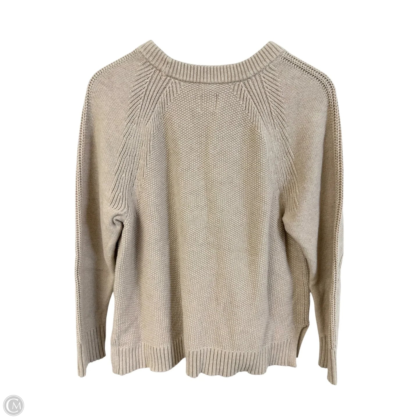 Sweater By Gap In Cream, Size: L