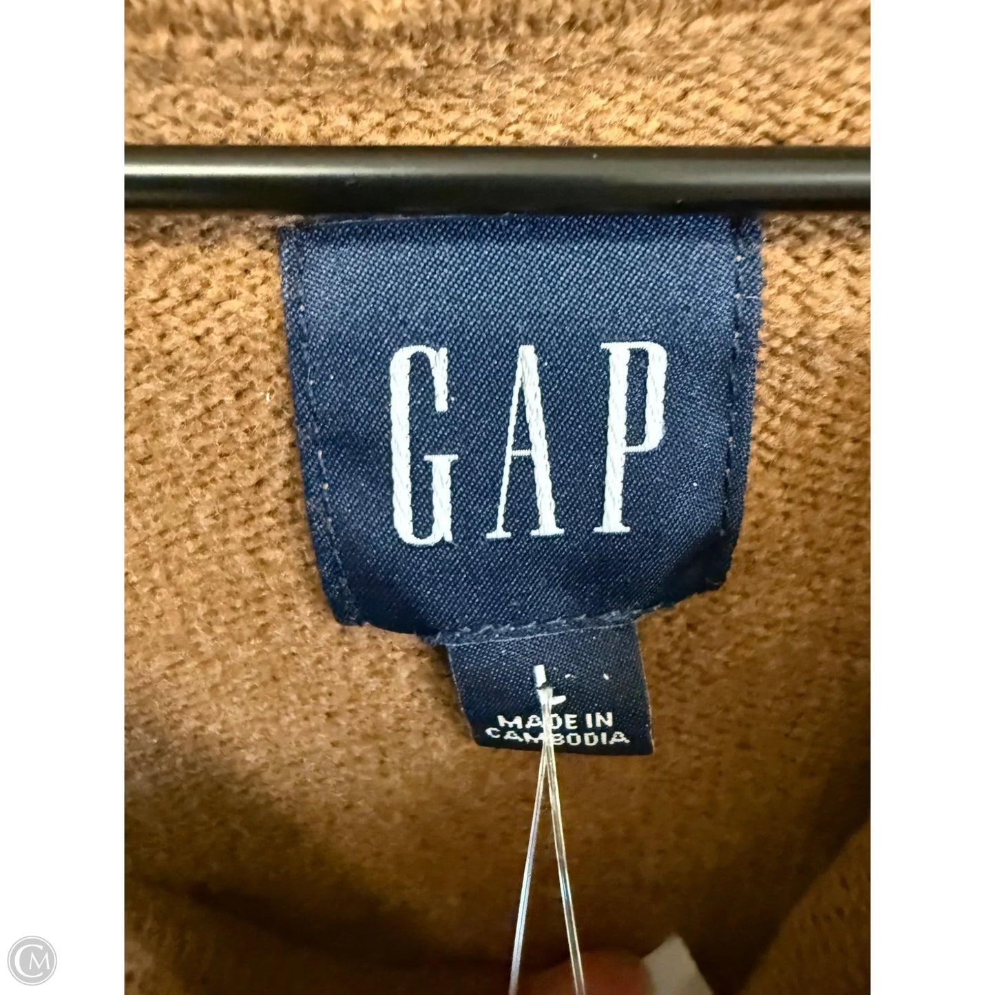 Sweater By Gap In Brown, Size: L