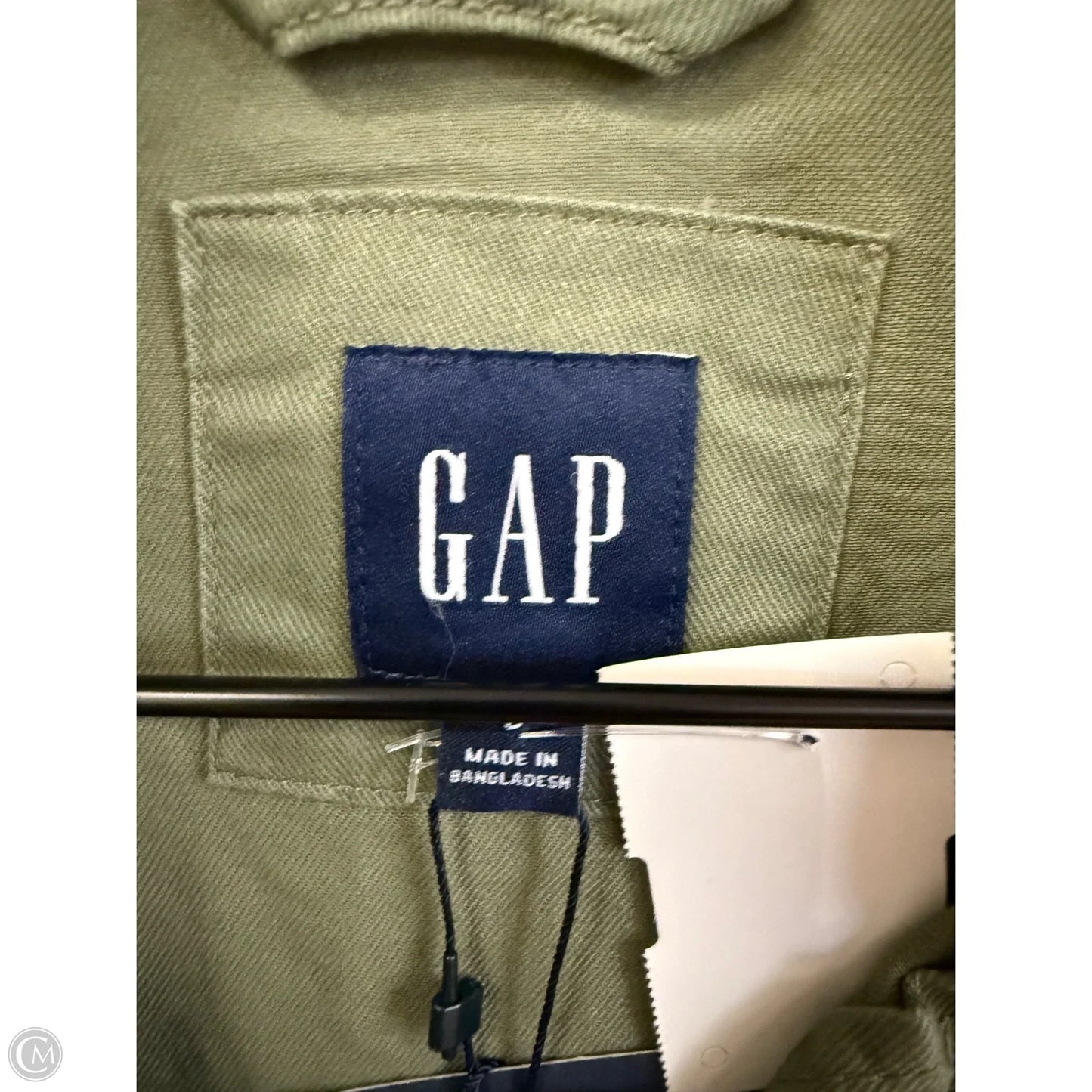 Jacket Utility By Gap In Green, Size: S
