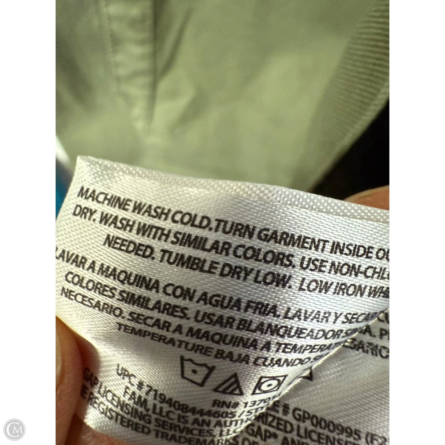 Jacket Utility By Gap In Green, Size: S