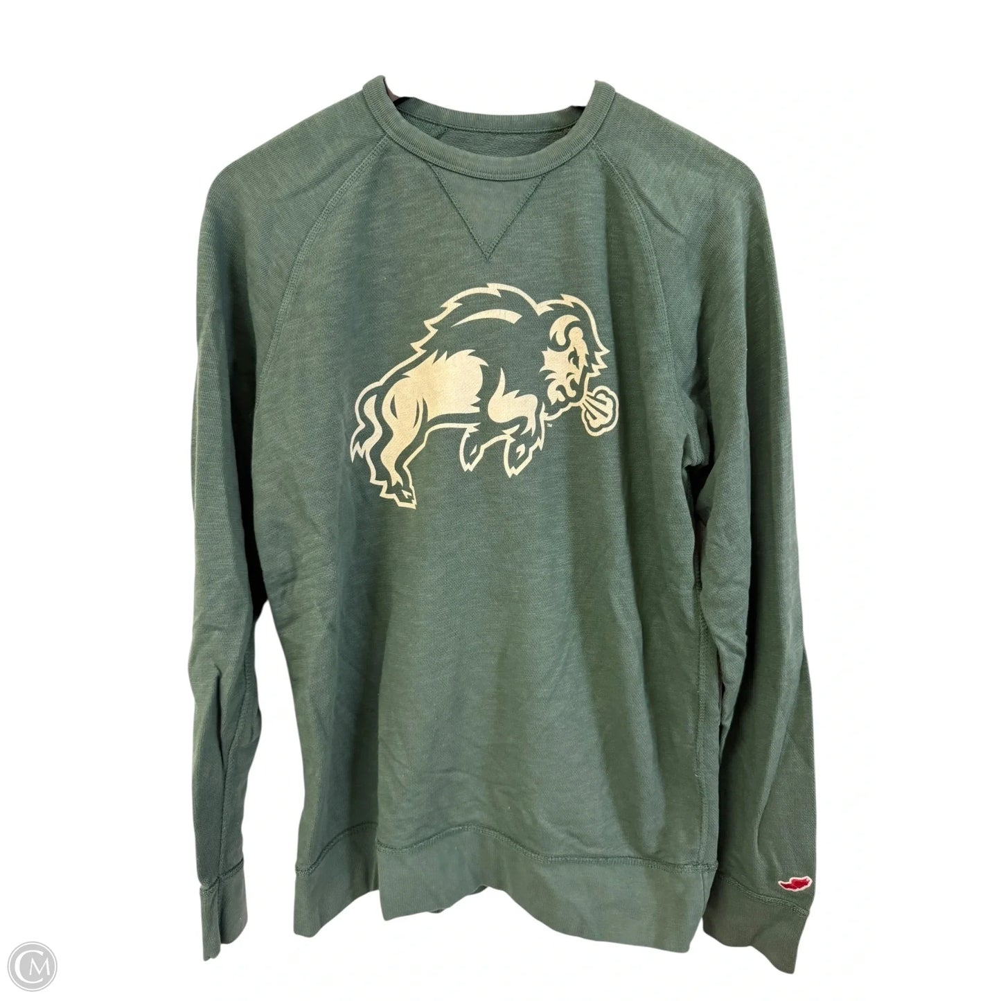 Sweatshirt Crewneck By Clothes Mentor In Green, Size: M