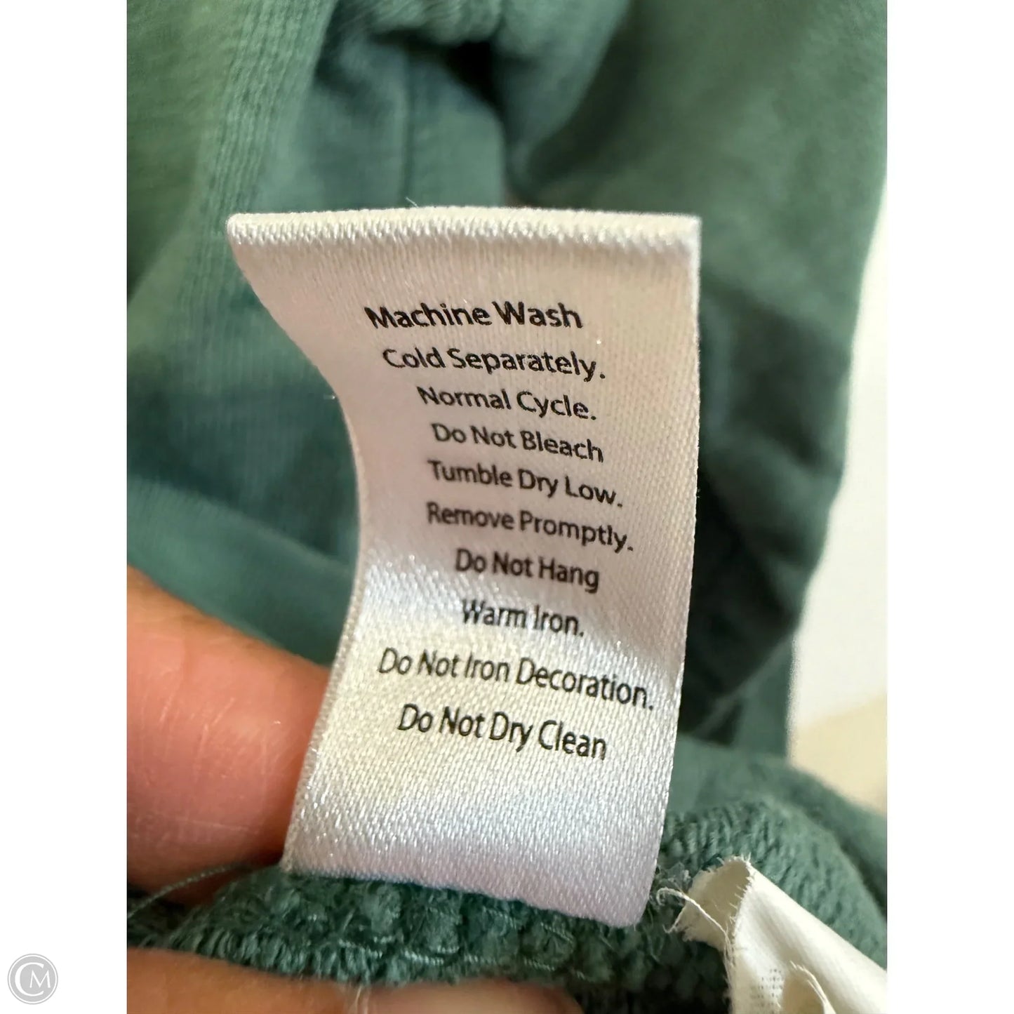 Sweatshirt Crewneck By Clothes Mentor In Green, Size: M