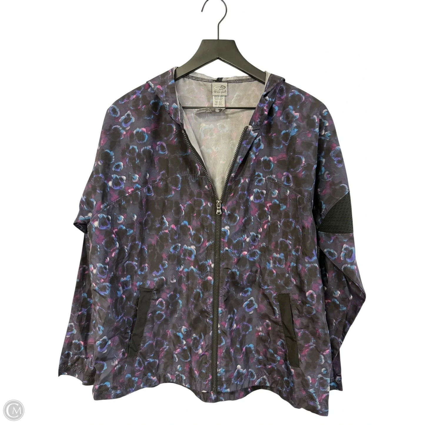 Jacket Windbreaker By C9 By Champion In Multi-colored, Size: L