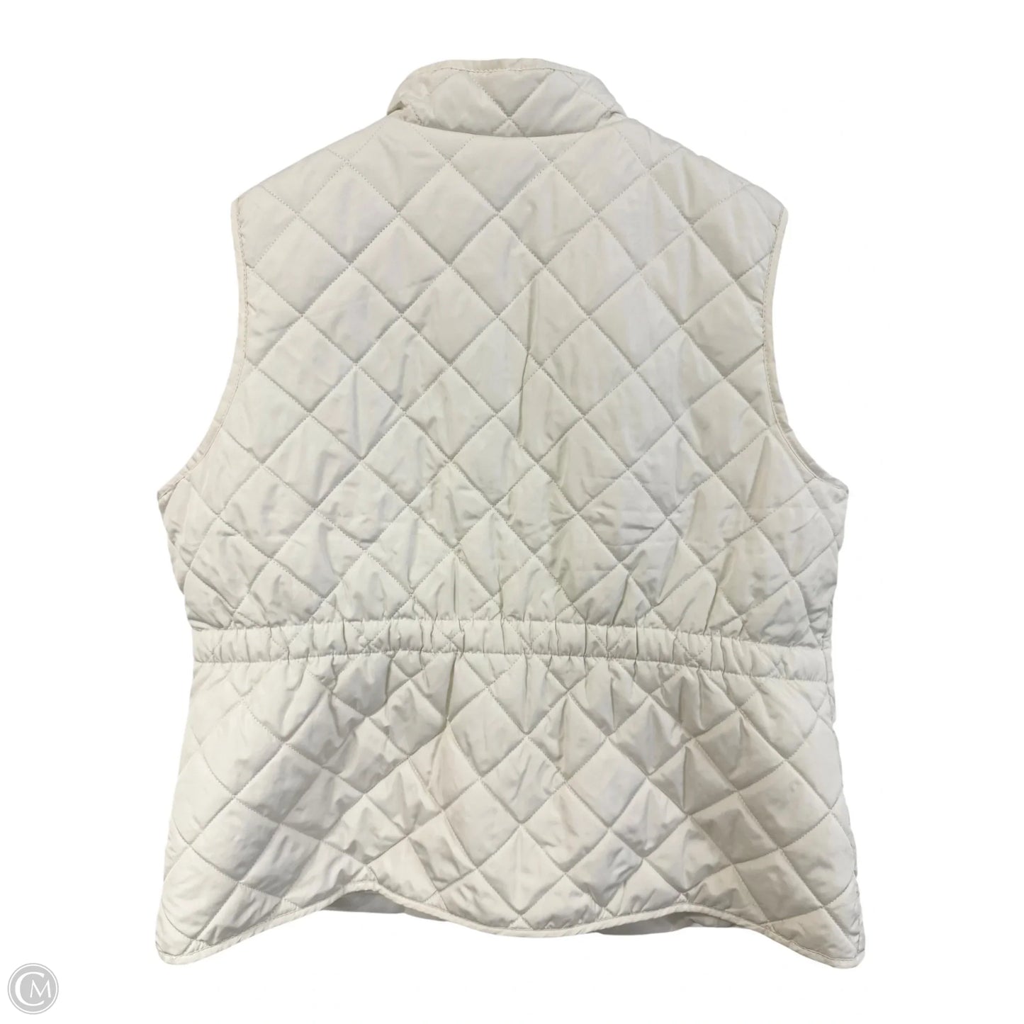 Vest Puffer & Quilted By St Johns Bay In Ivory, Size: Xxl