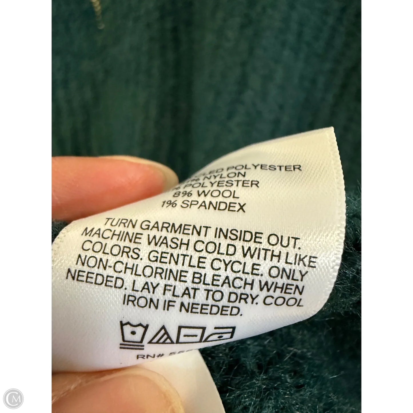 Sweater By Express In Green, Size: M