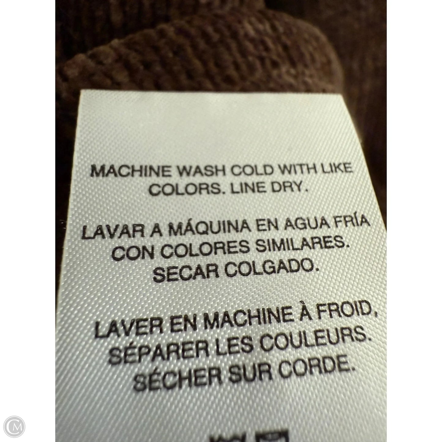 Jacket Shirt By Thread And Supply In Brown, Size: S