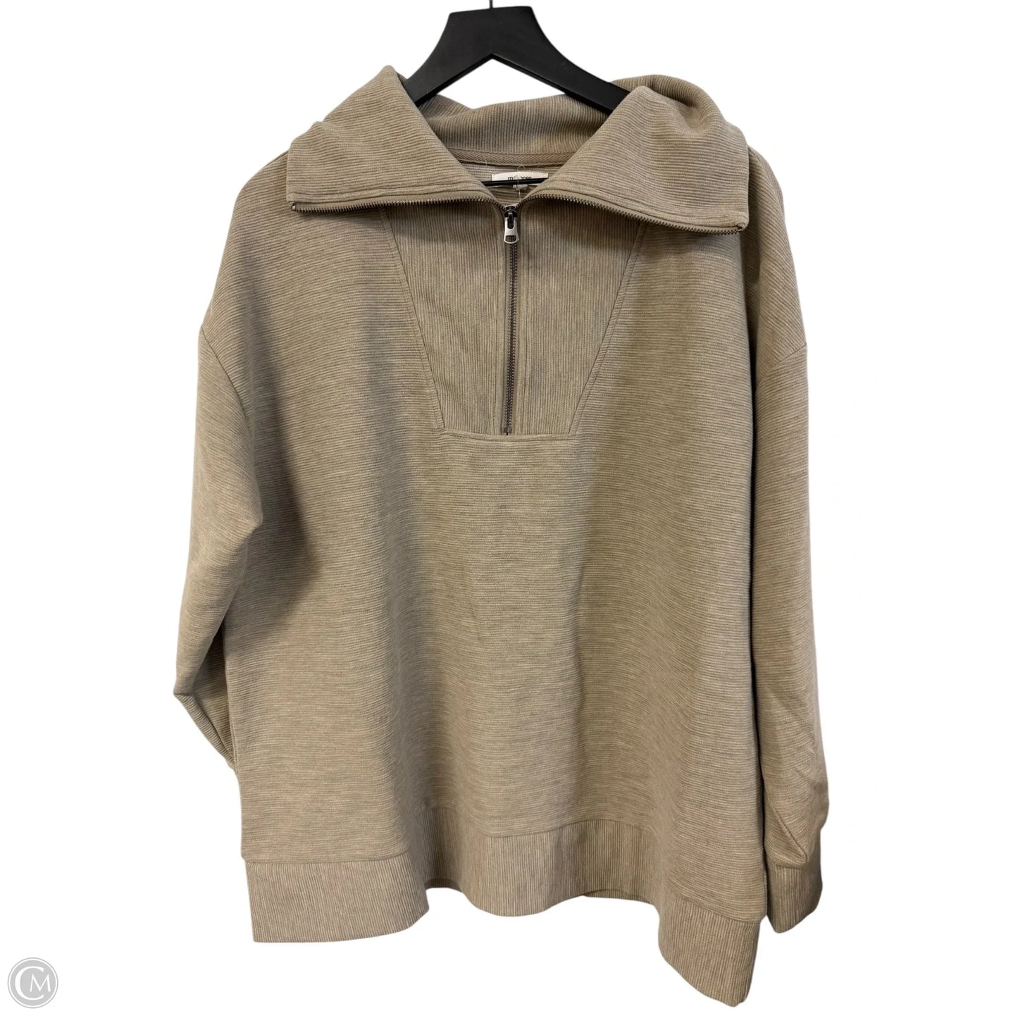 Sweatshirt Collar By Maurices In Beige, Size: Xl