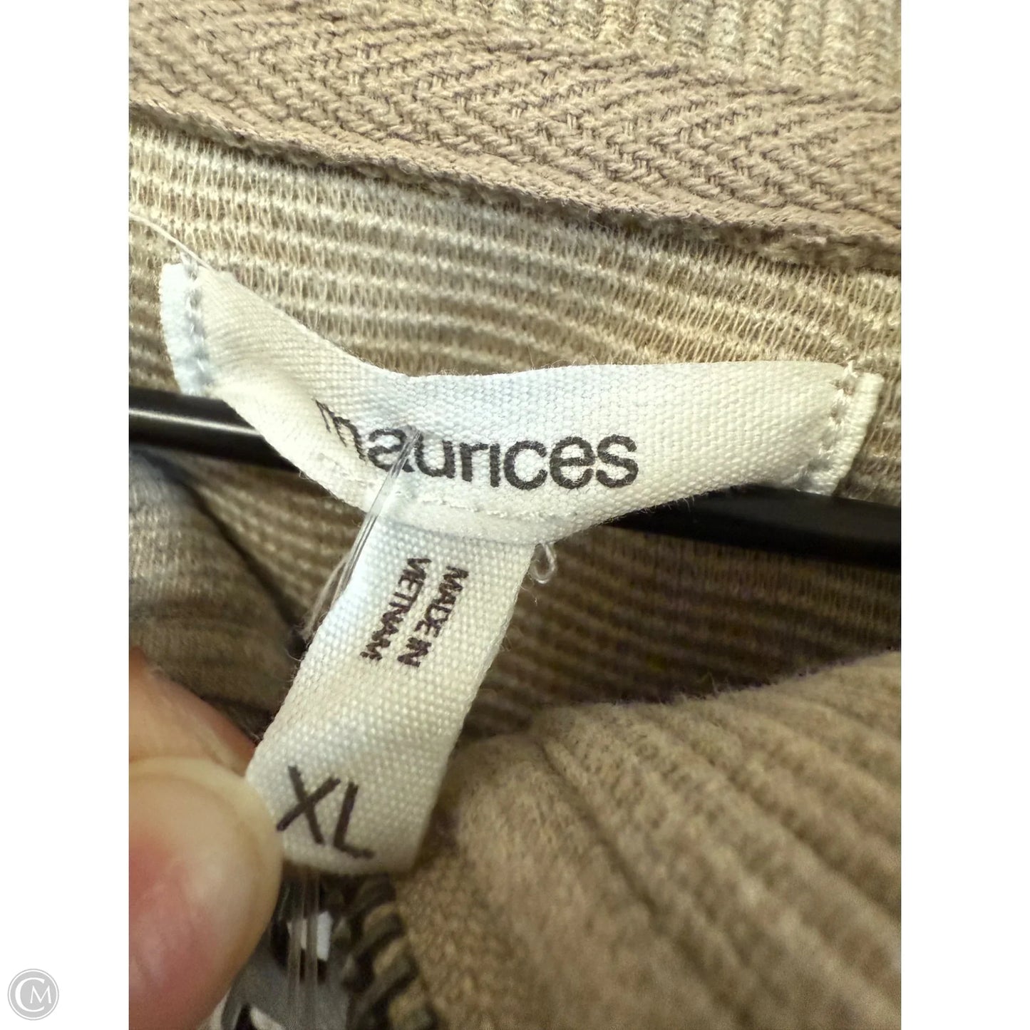 Sweatshirt Collar By Maurices In Beige, Size: Xl