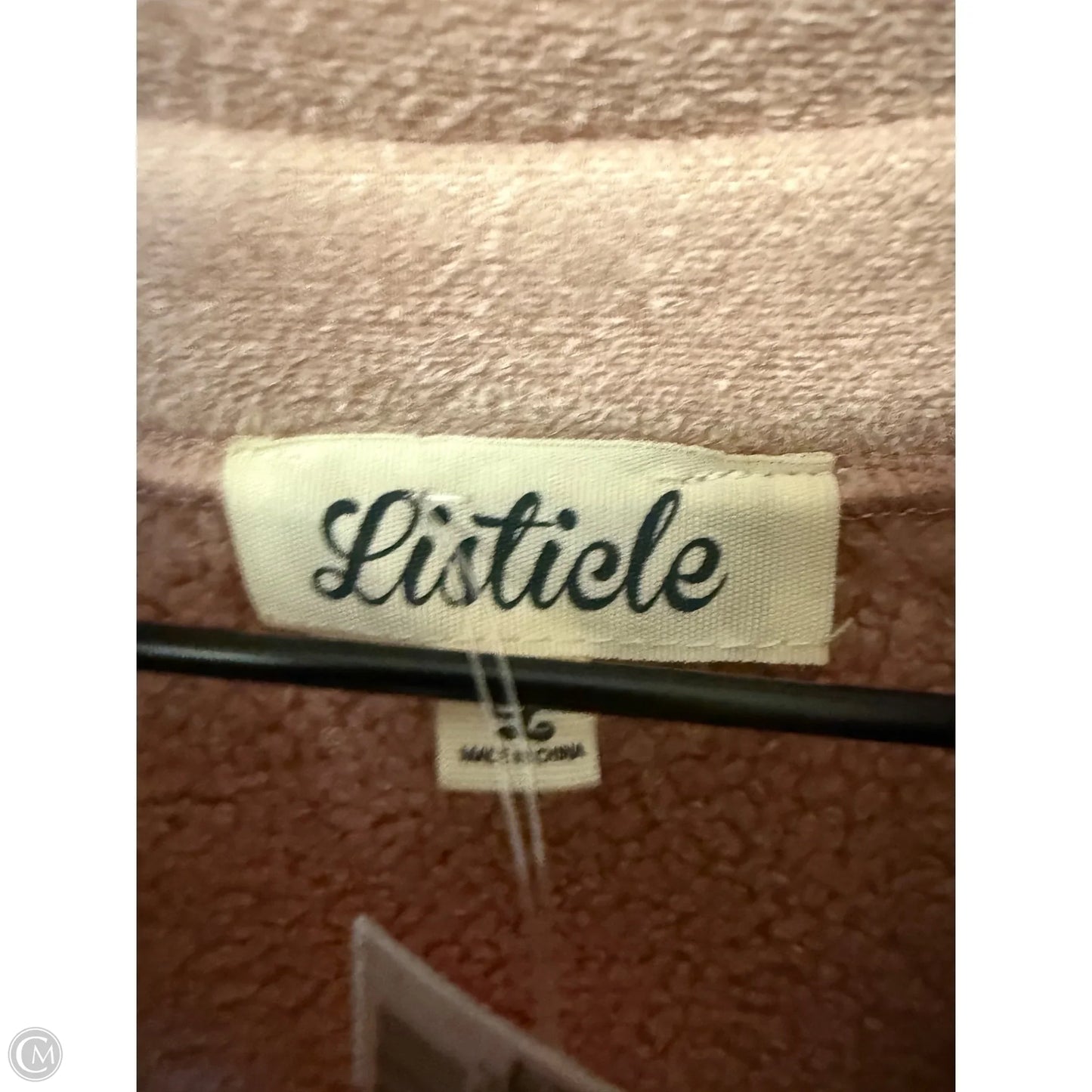 Jacket Faux Fur & Sherpa By Listicle In Pink, Size: L