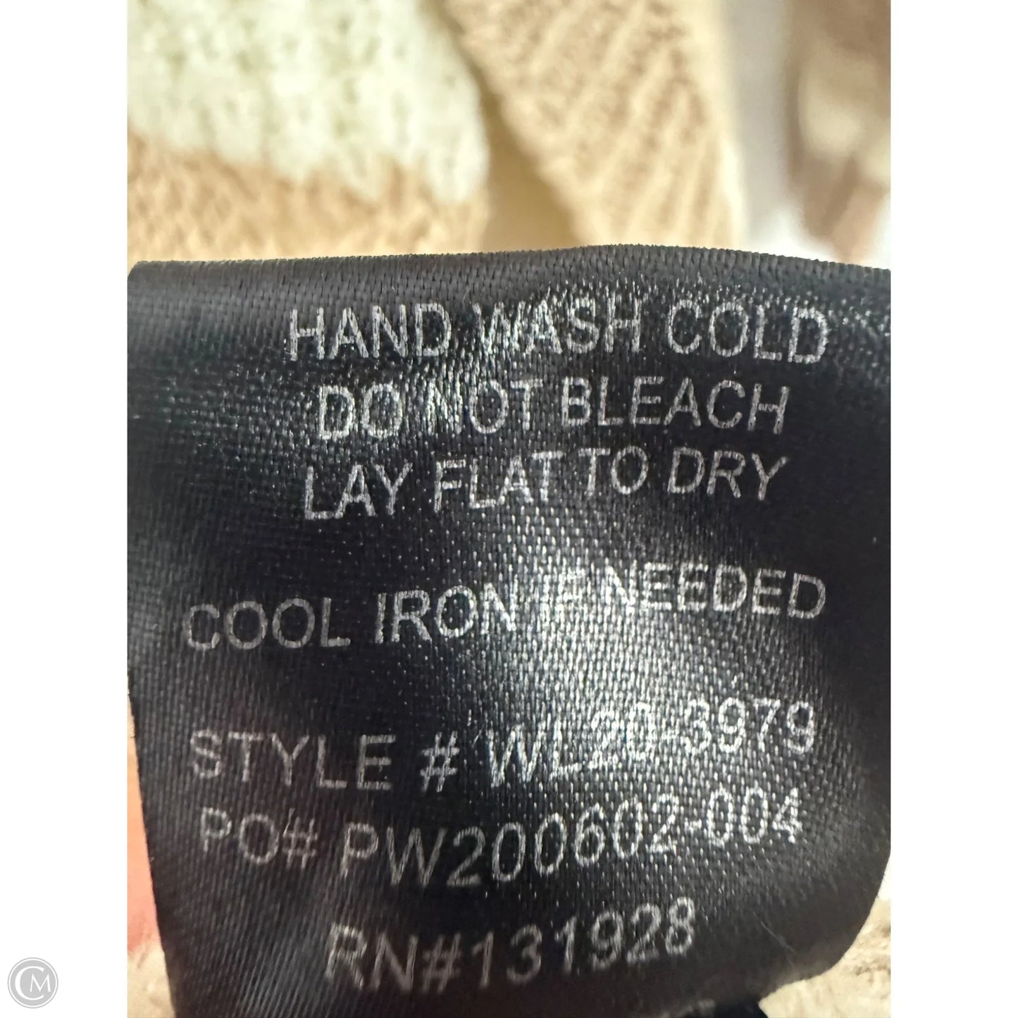 Sweater Cardigan By Wishlist In Brown & Cream, Size: S