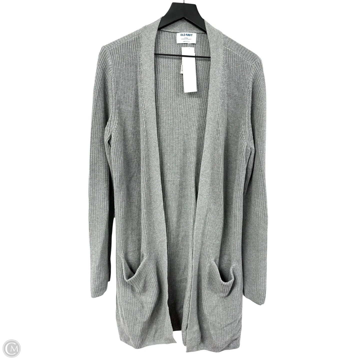 Sweater Cardigan By Old Navy In Grey, Size: M