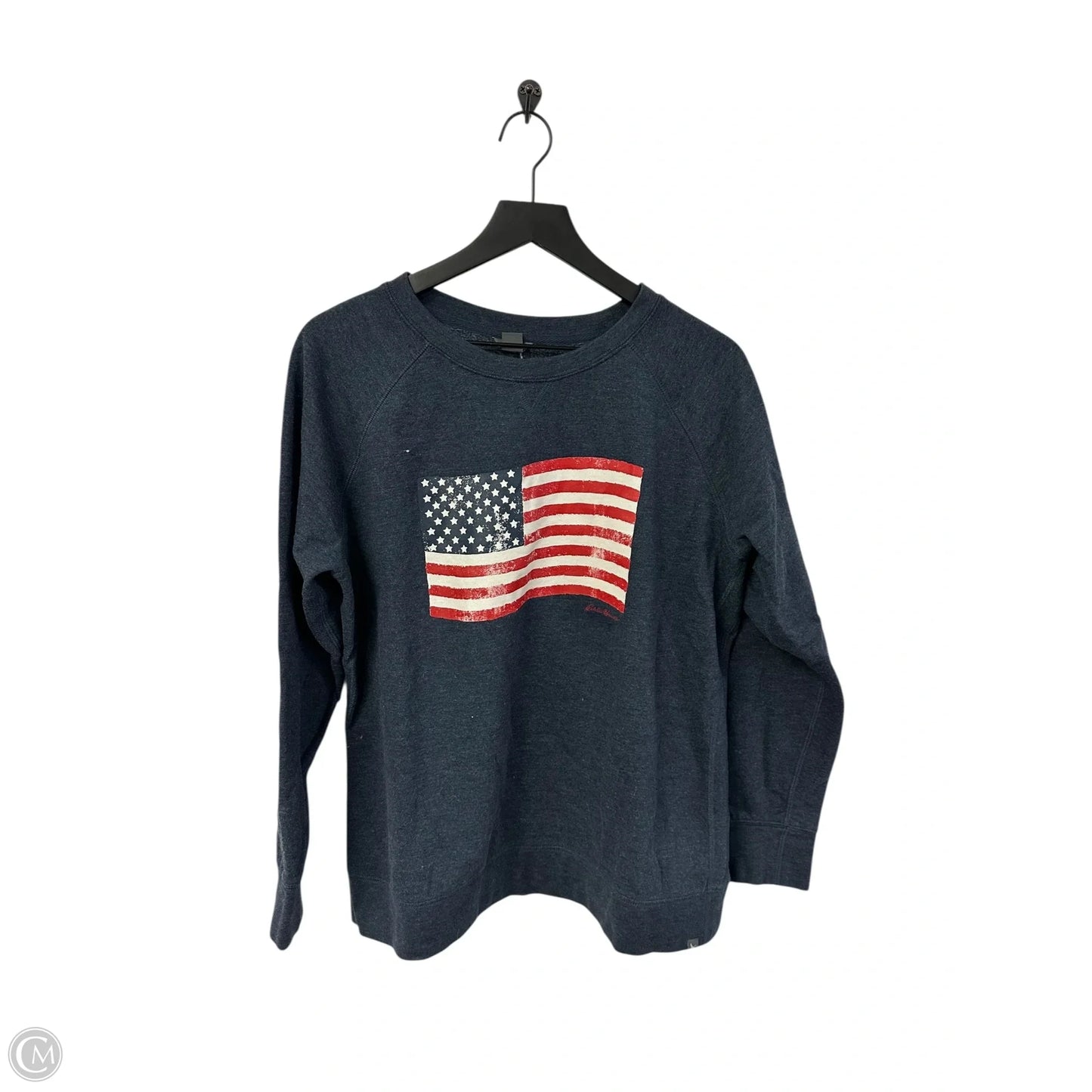 Sweatshirt Crewneck By Eddie Bauer In Navy, Size: Xl