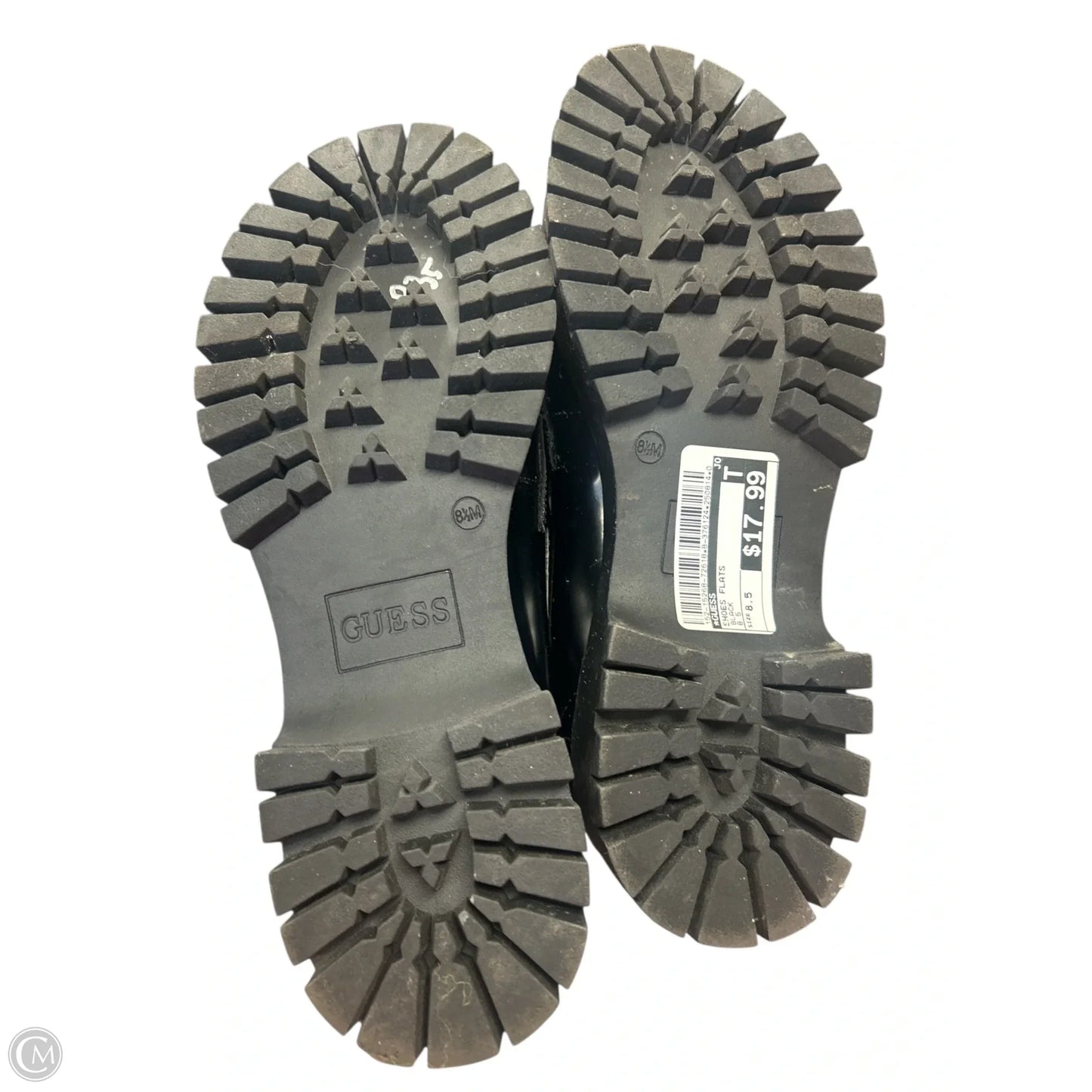 Shoes Flats By Guess In Black, Size: 8.5
