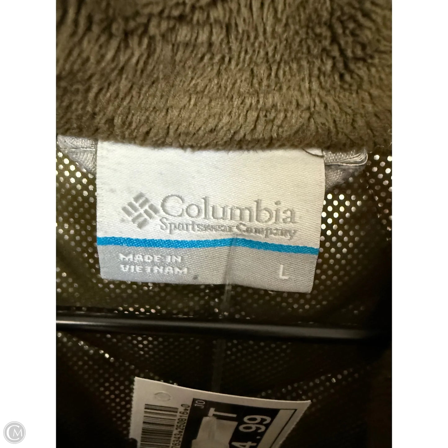 Coat Parka By Columbia In Green, Size: L