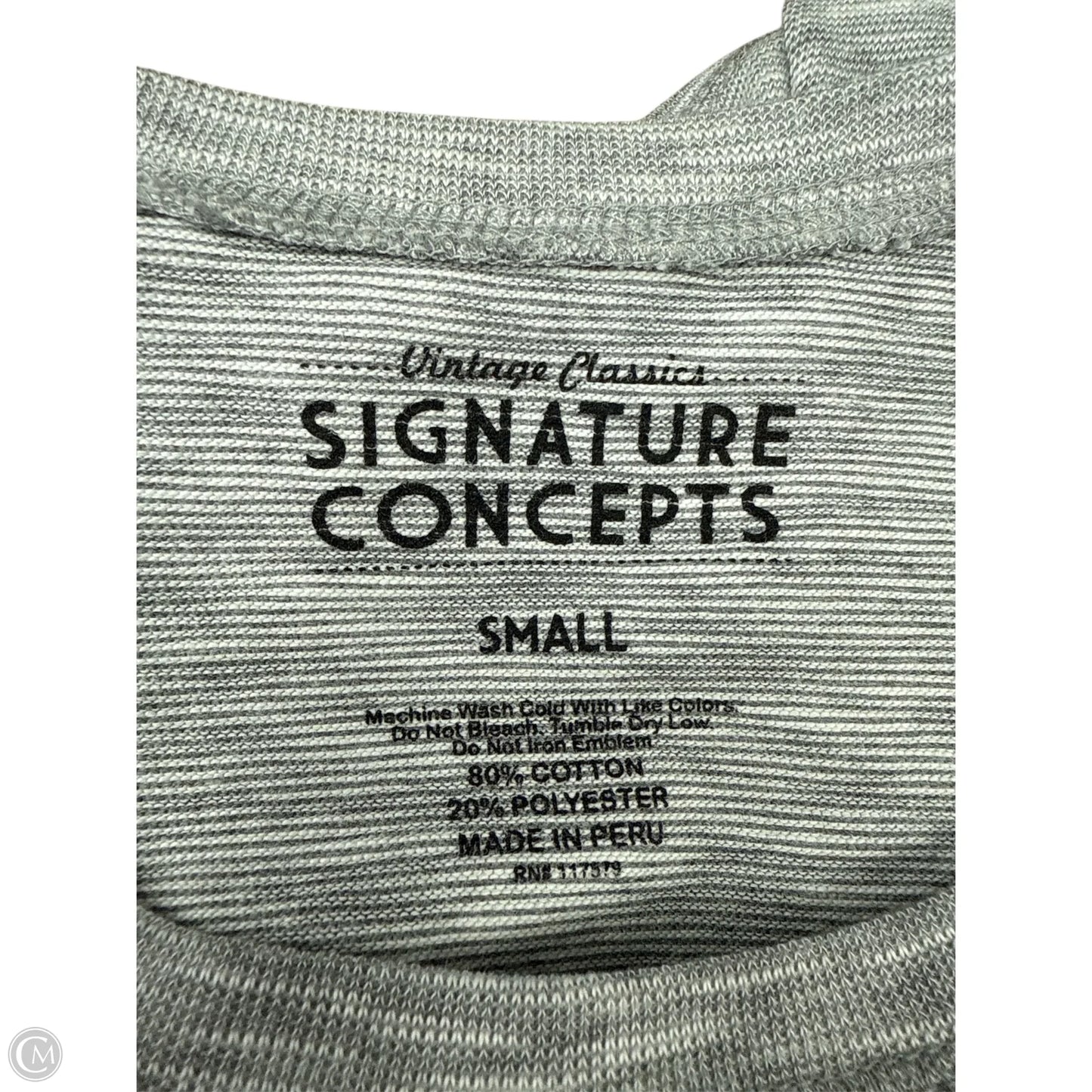 Top Long Sleeve By Clothes Mentor In Grey, Size: S