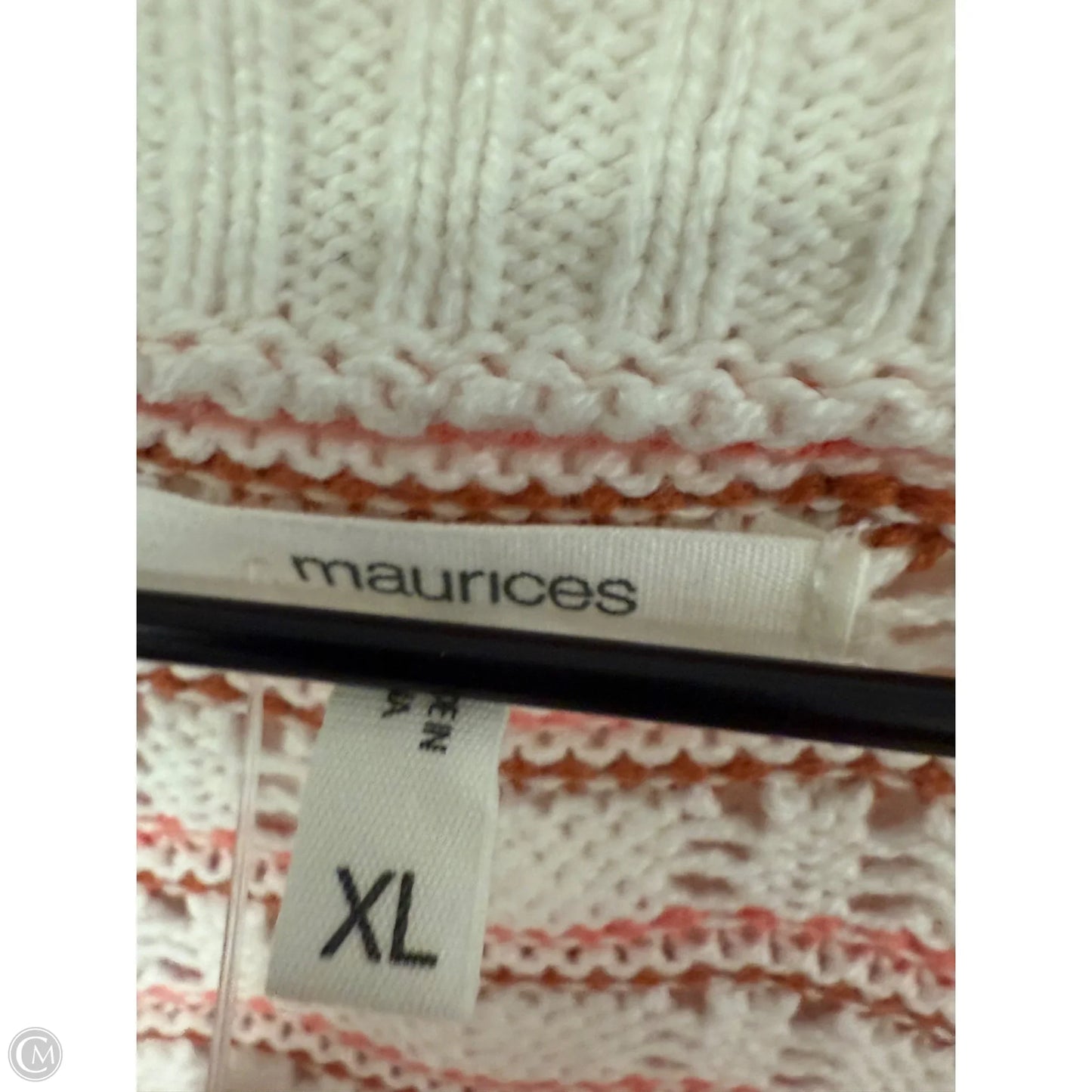 Sweater By Maurices In Brown & Pink, Size: Xl
