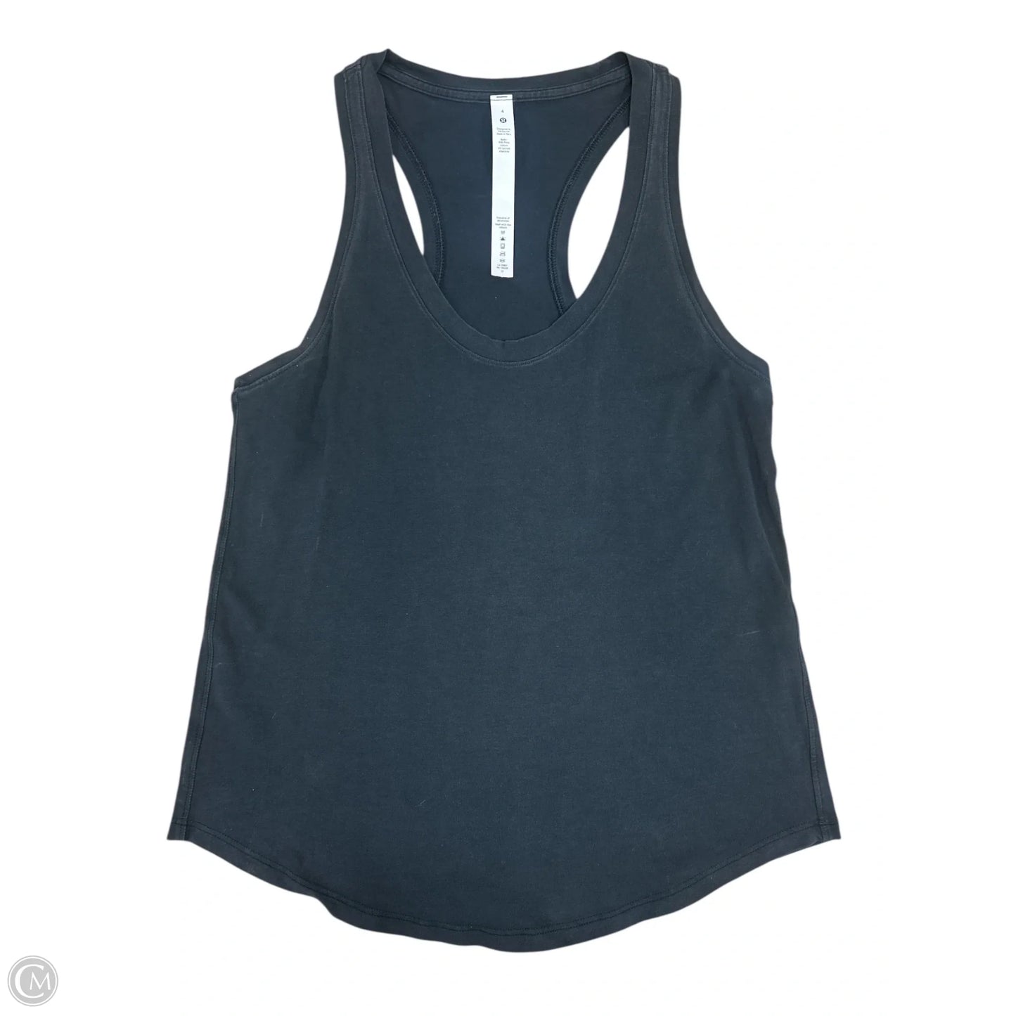 Athletic Tank Top By Lululemon In Black, Size: 4