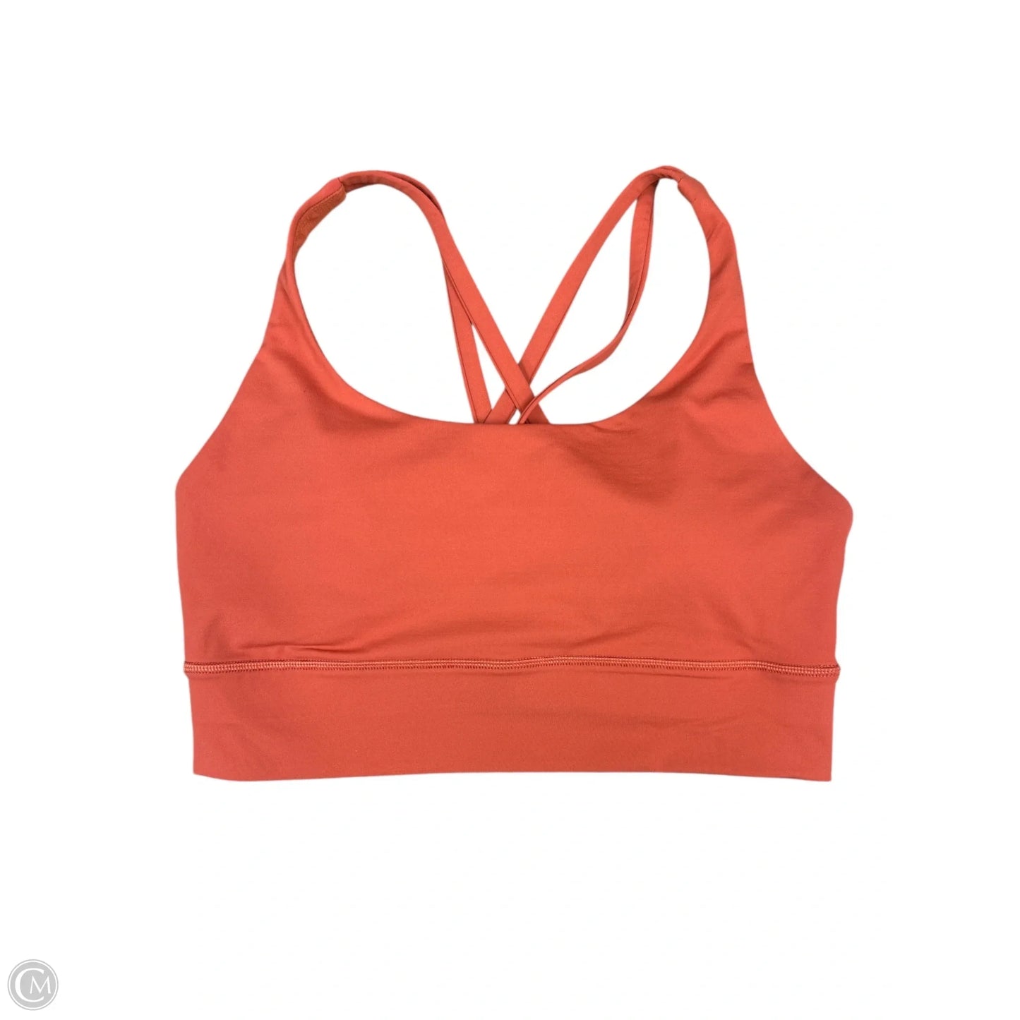 Athletic Bra By Lululemon In Orange, Size: 8