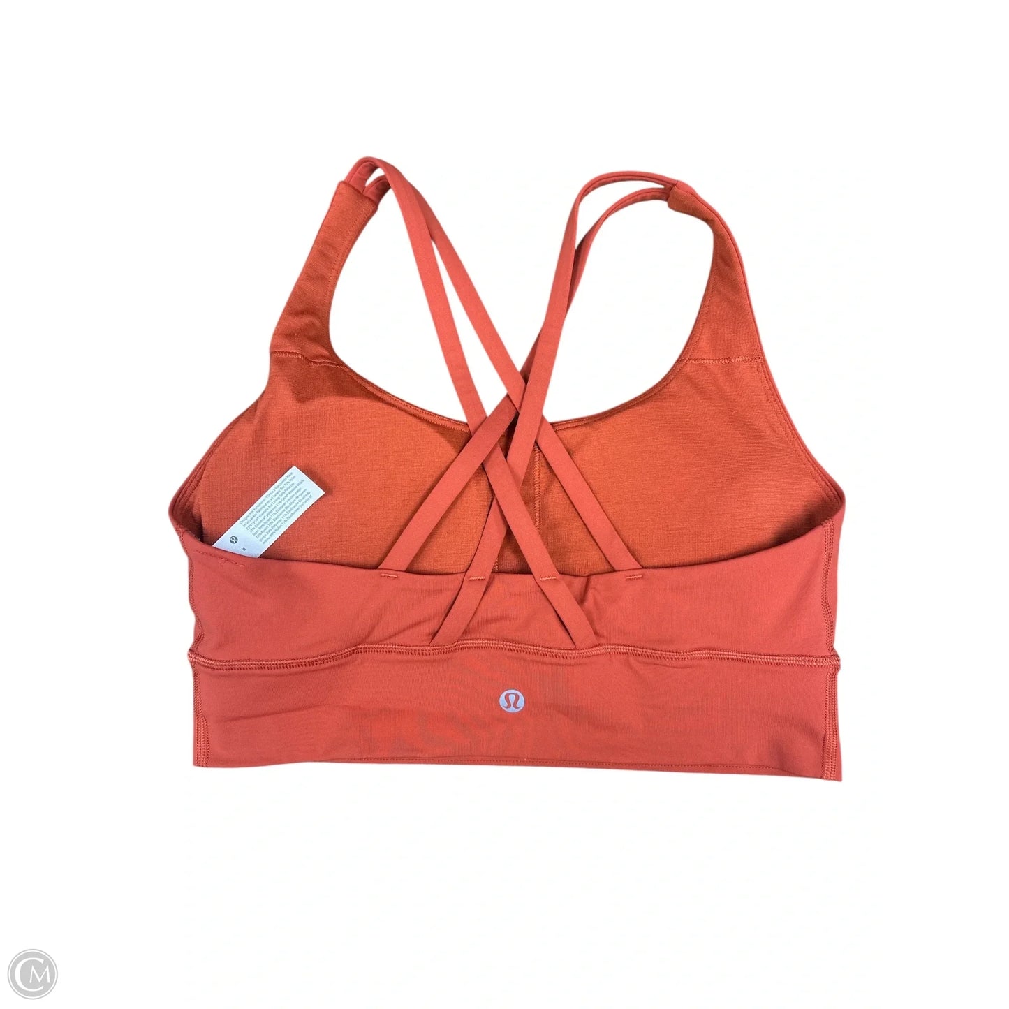 Athletic Bra By Lululemon In Orange, Size: 8