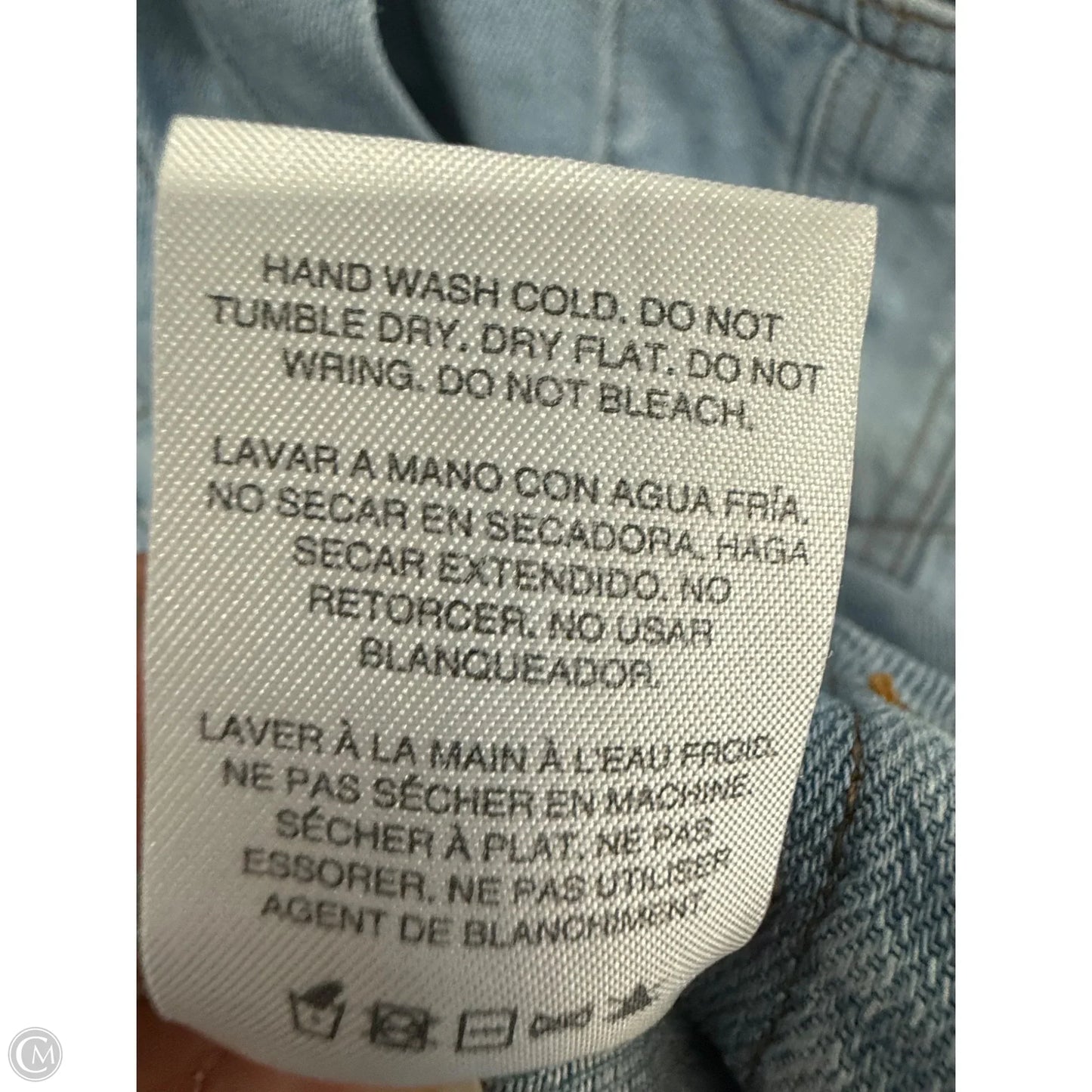 Jacket Denim By Thread And Supply In Blue Denim, Size: 1x