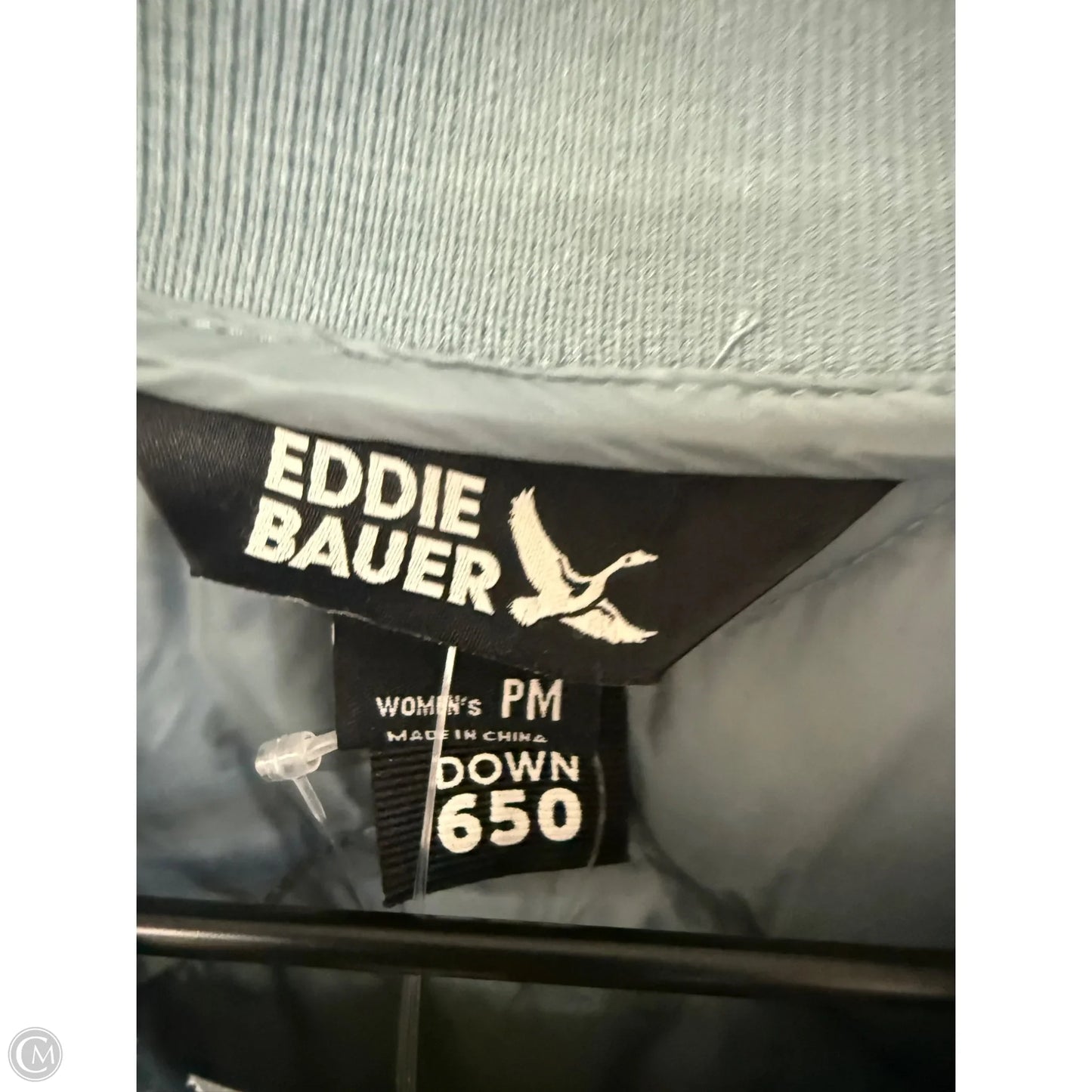 Jacket Puffer & Quilted By Eddie Bauer In Blue, Size: Mp