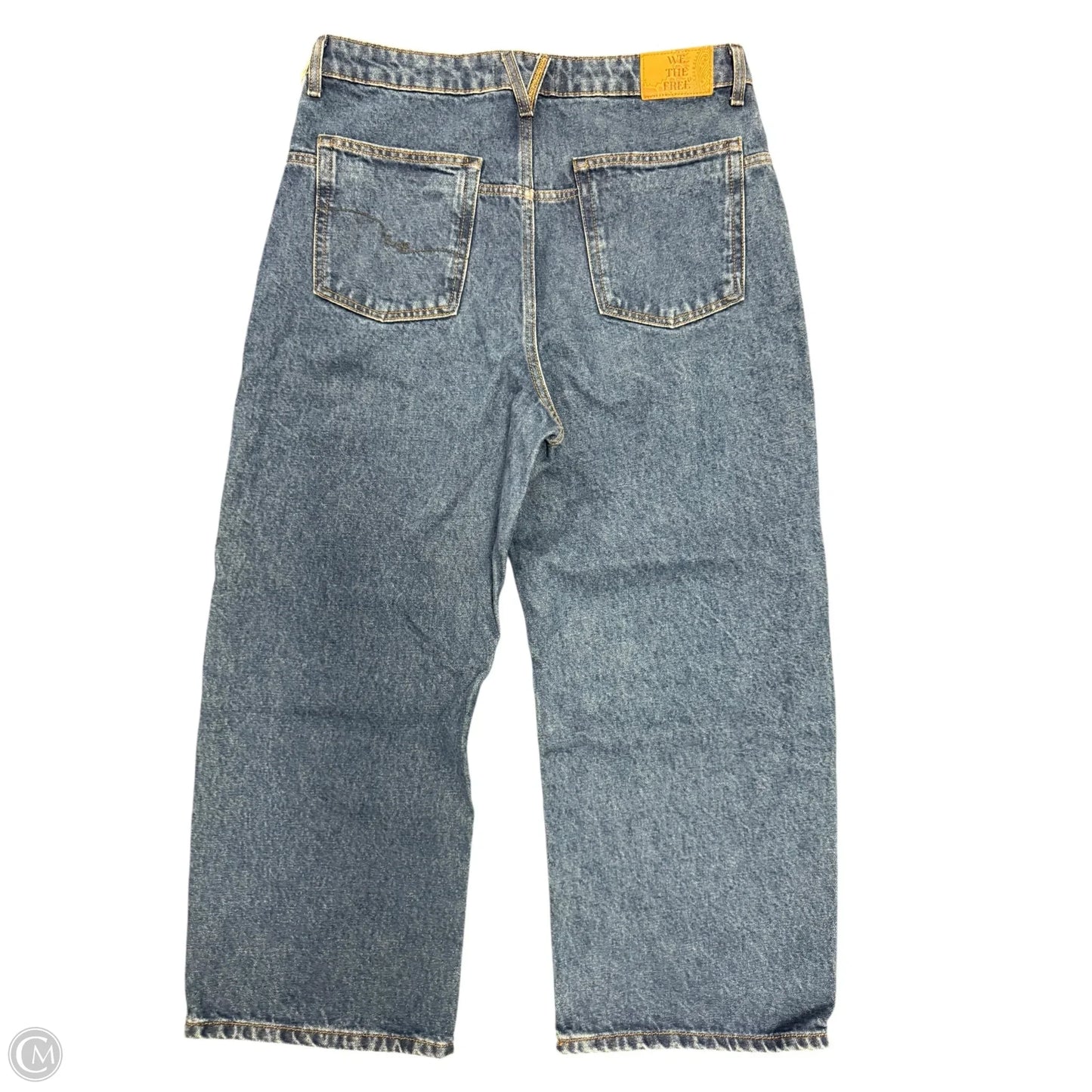 Jeans Wide Leg By We The Free In Blue Denim, Size: 10