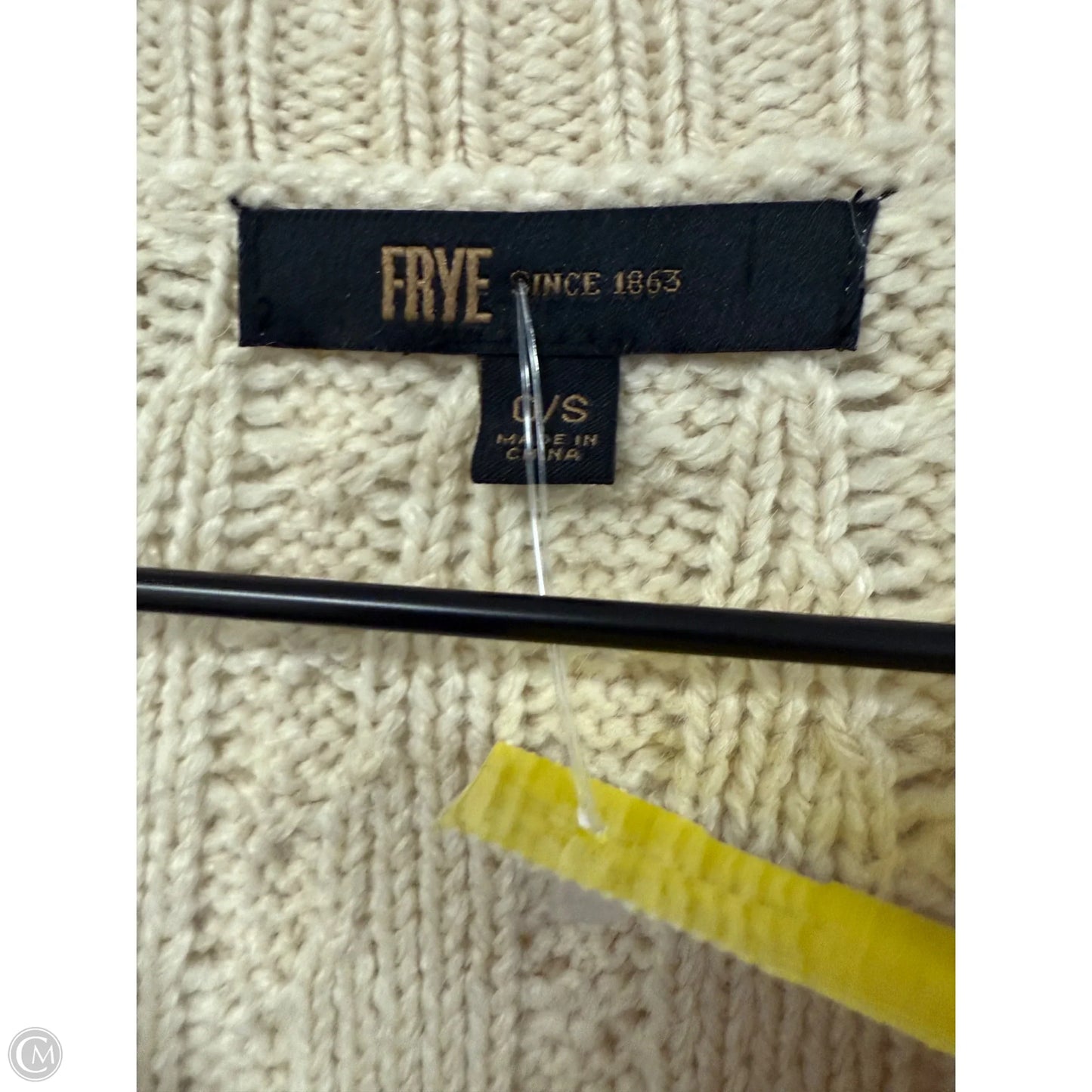Poncho Designer By Frye In Cream, Size: Osfm
