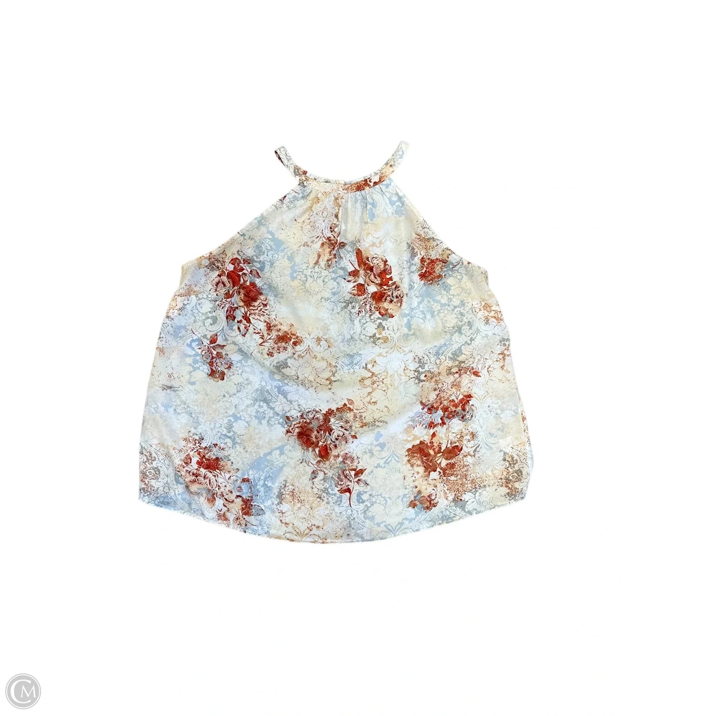 Top Sleeveless By Maurices In Floral Print, Size: 1x