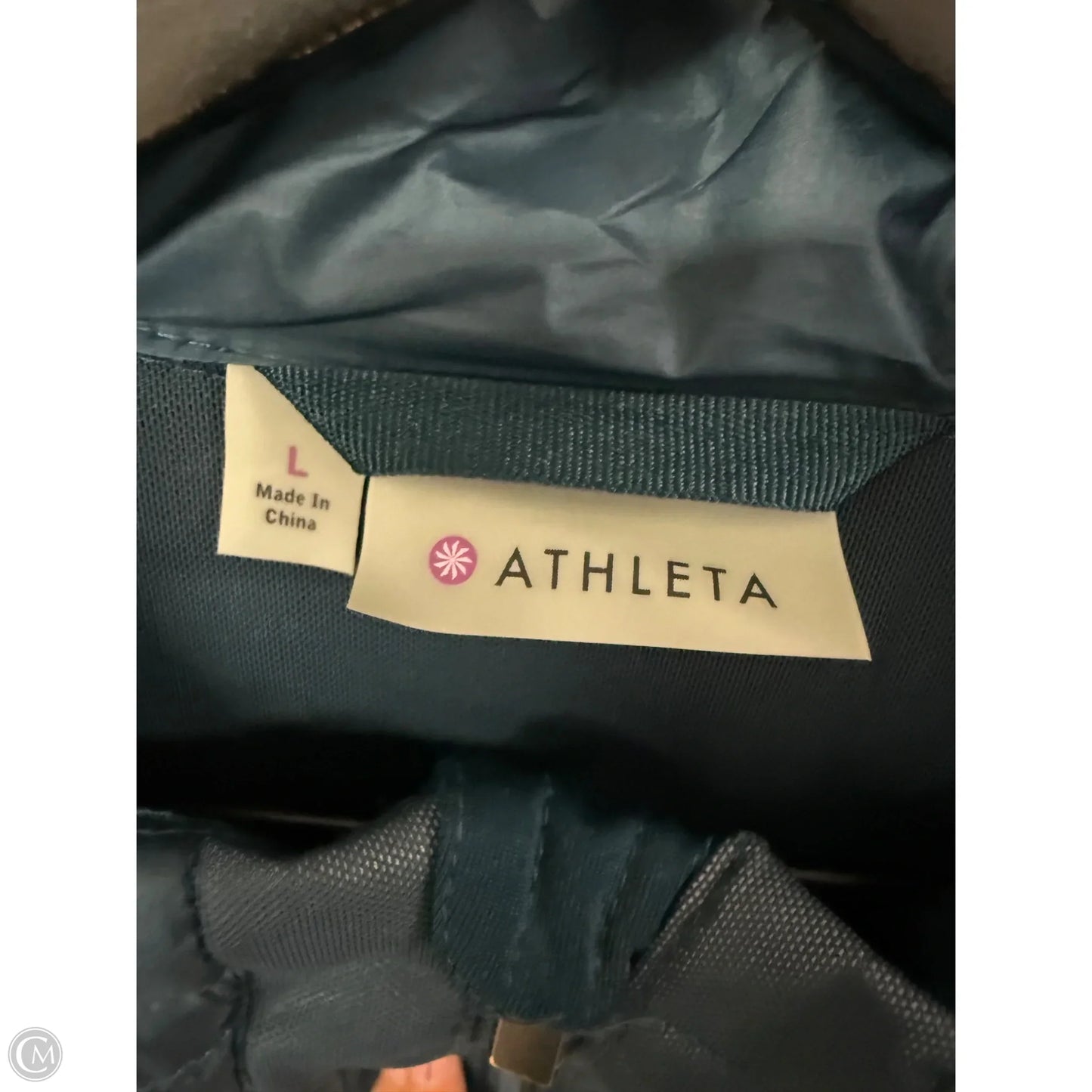 Jacket Puffer & Quilted By Athleta In Teal, Size: L