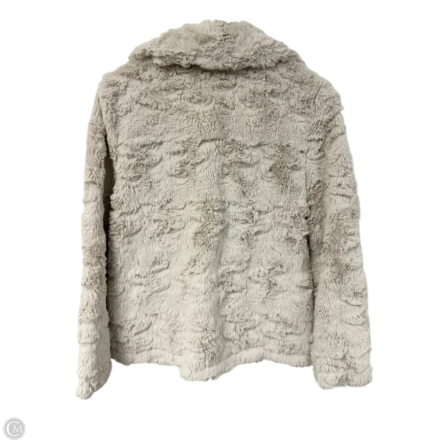 Jacket Faux Fur & Sherpa By Dylan In Cream, Size: Xs